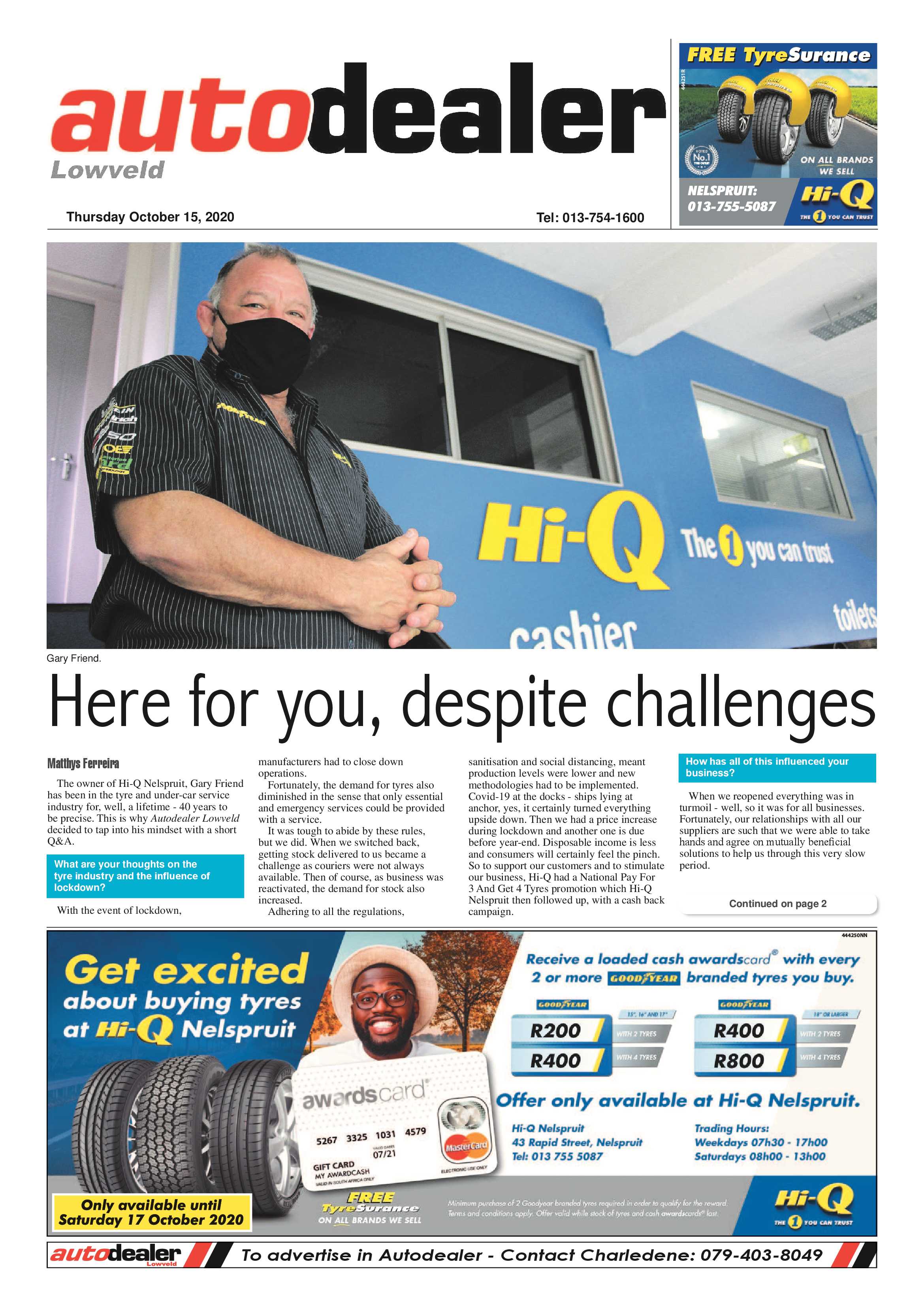 Autodealer 15 October 2020 page 1