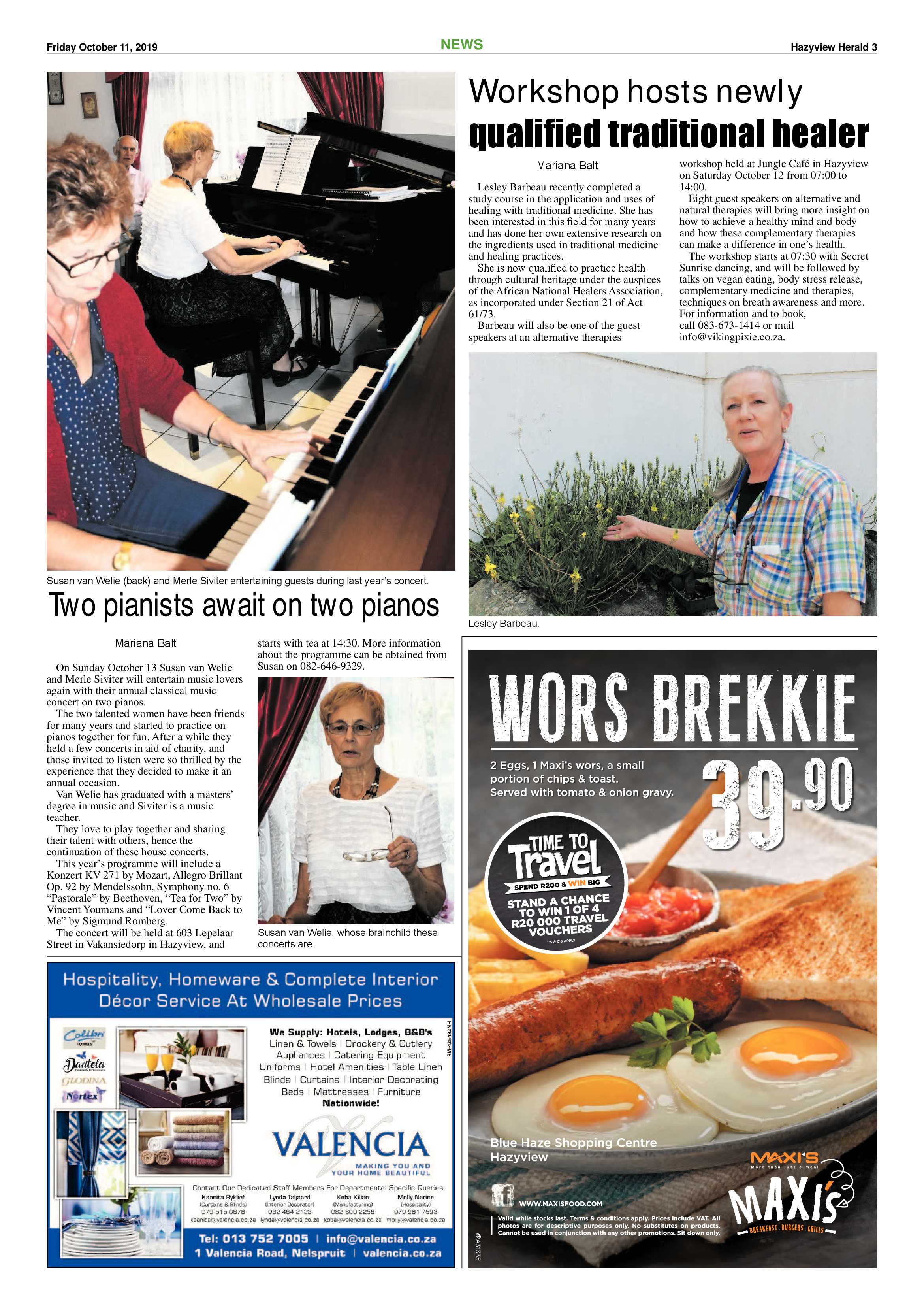 Hazyview Herald 11 October 2019 page 3