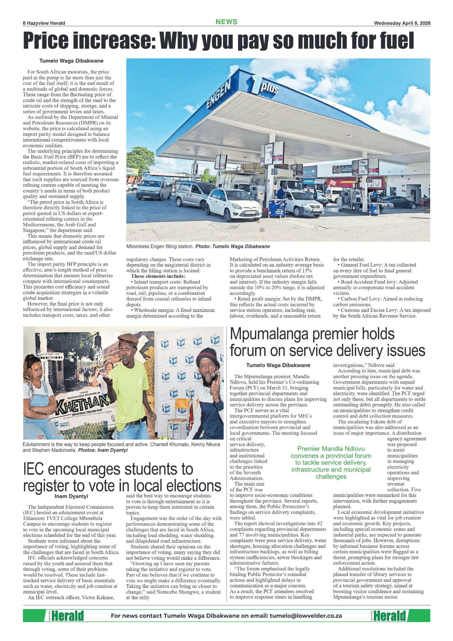 Hazyview Herald 08 April 2026 page 6