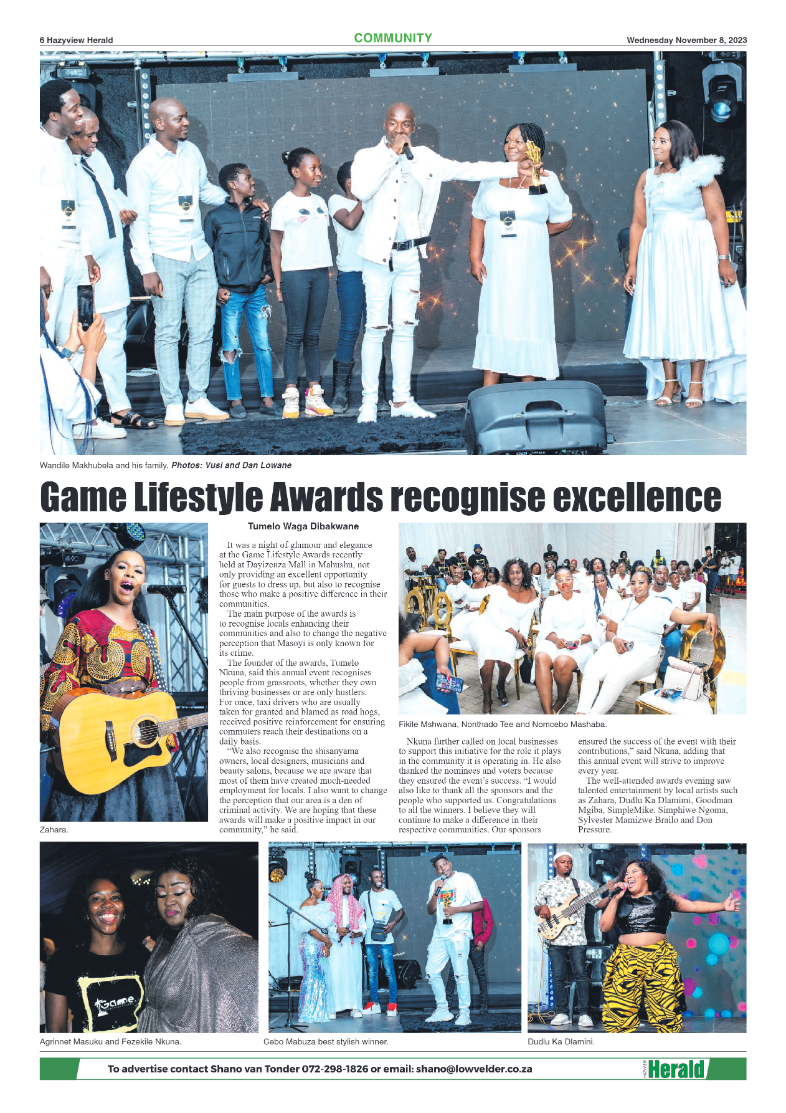 Hazyview Herald 08 November 2023 page 6