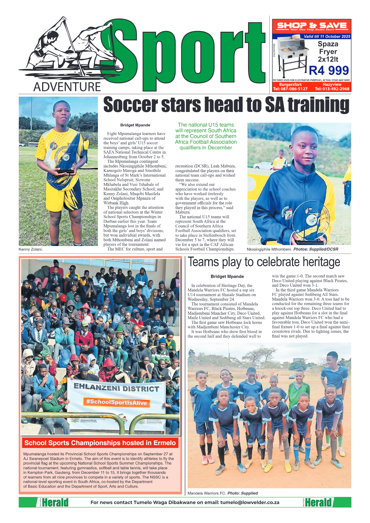 Hazyview Herald 08 October 2025 page 6