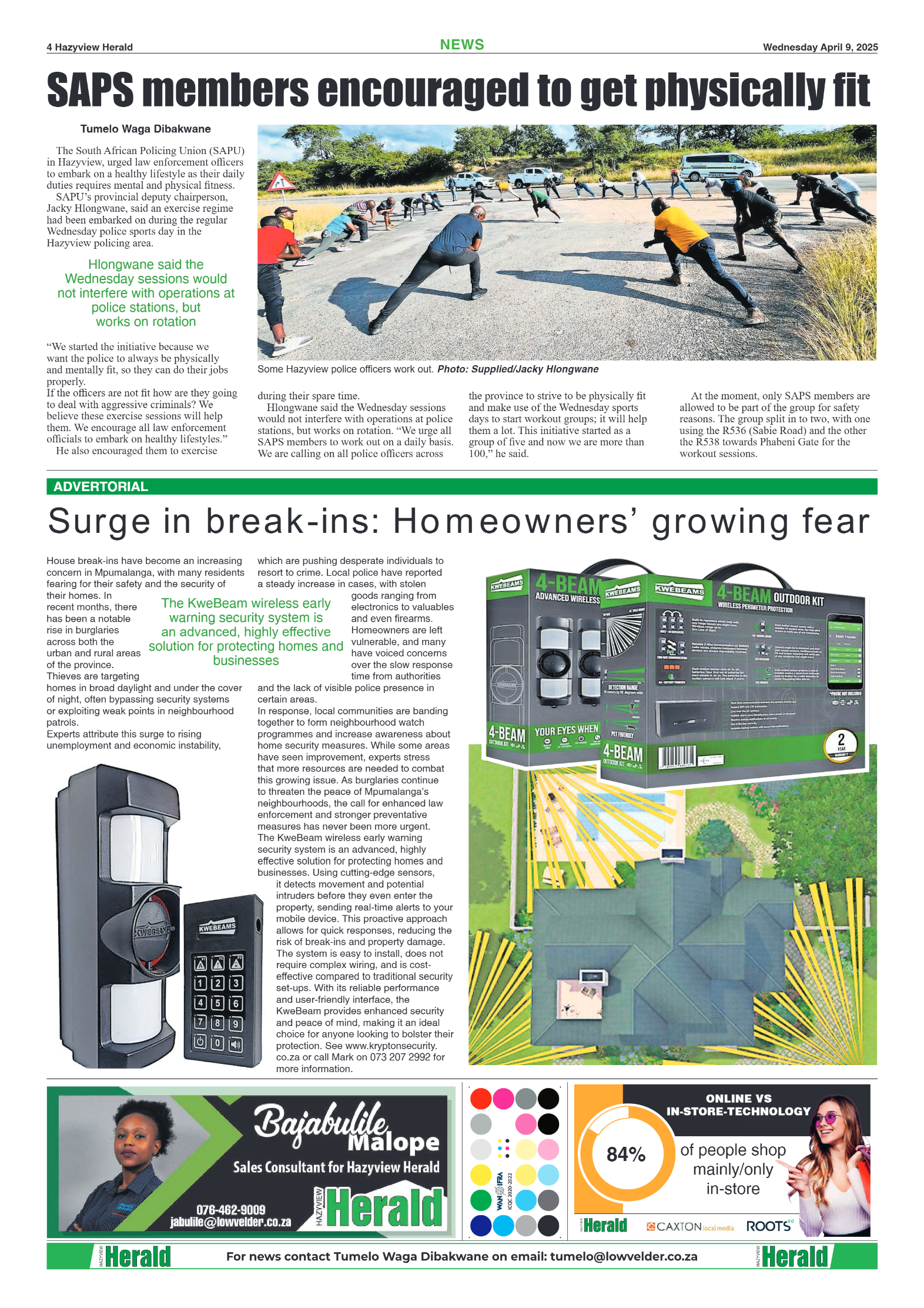 Hazyview Herald 09 April 2025 page 4