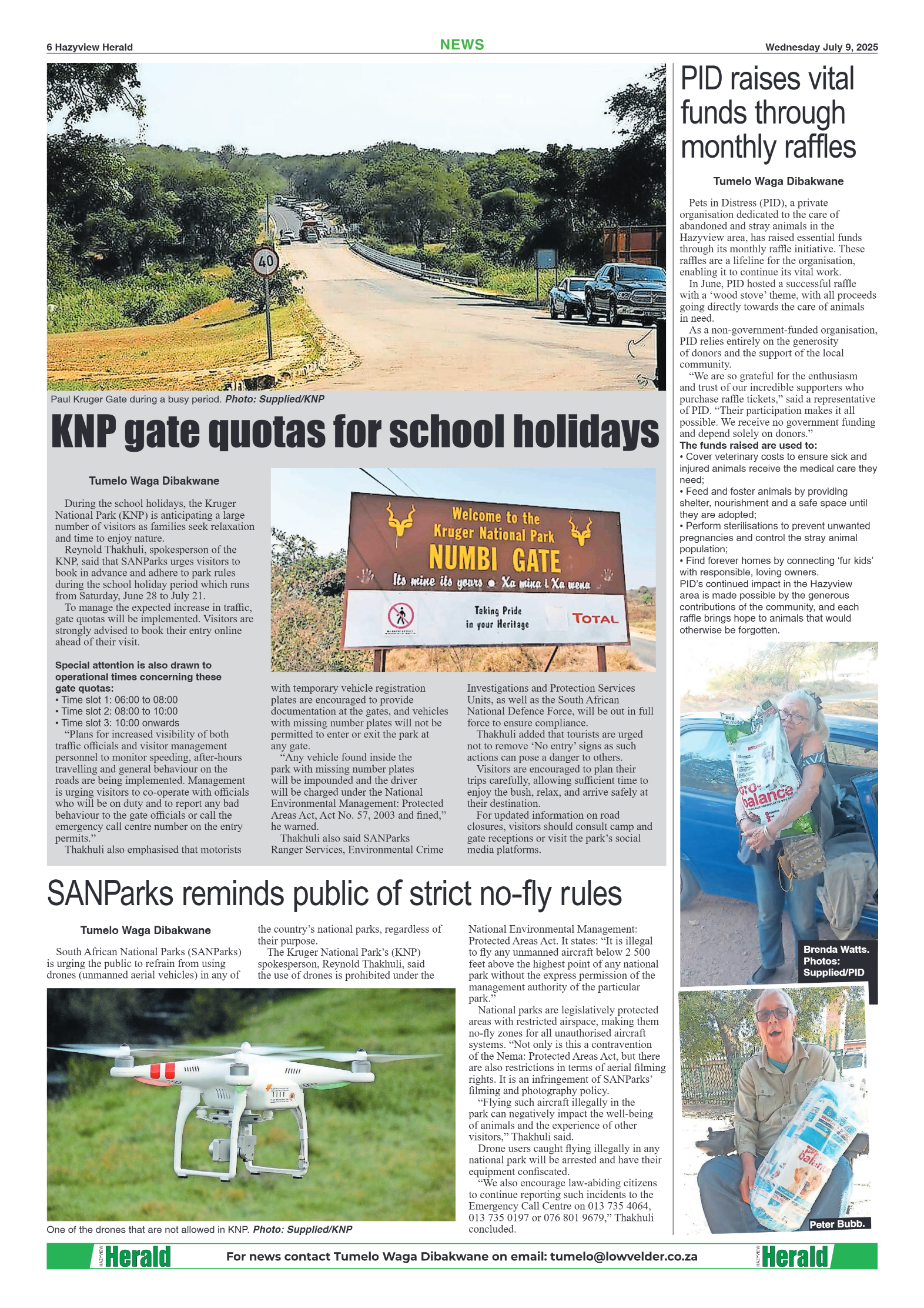 Hazyview Herald 09 July 2025 page 6