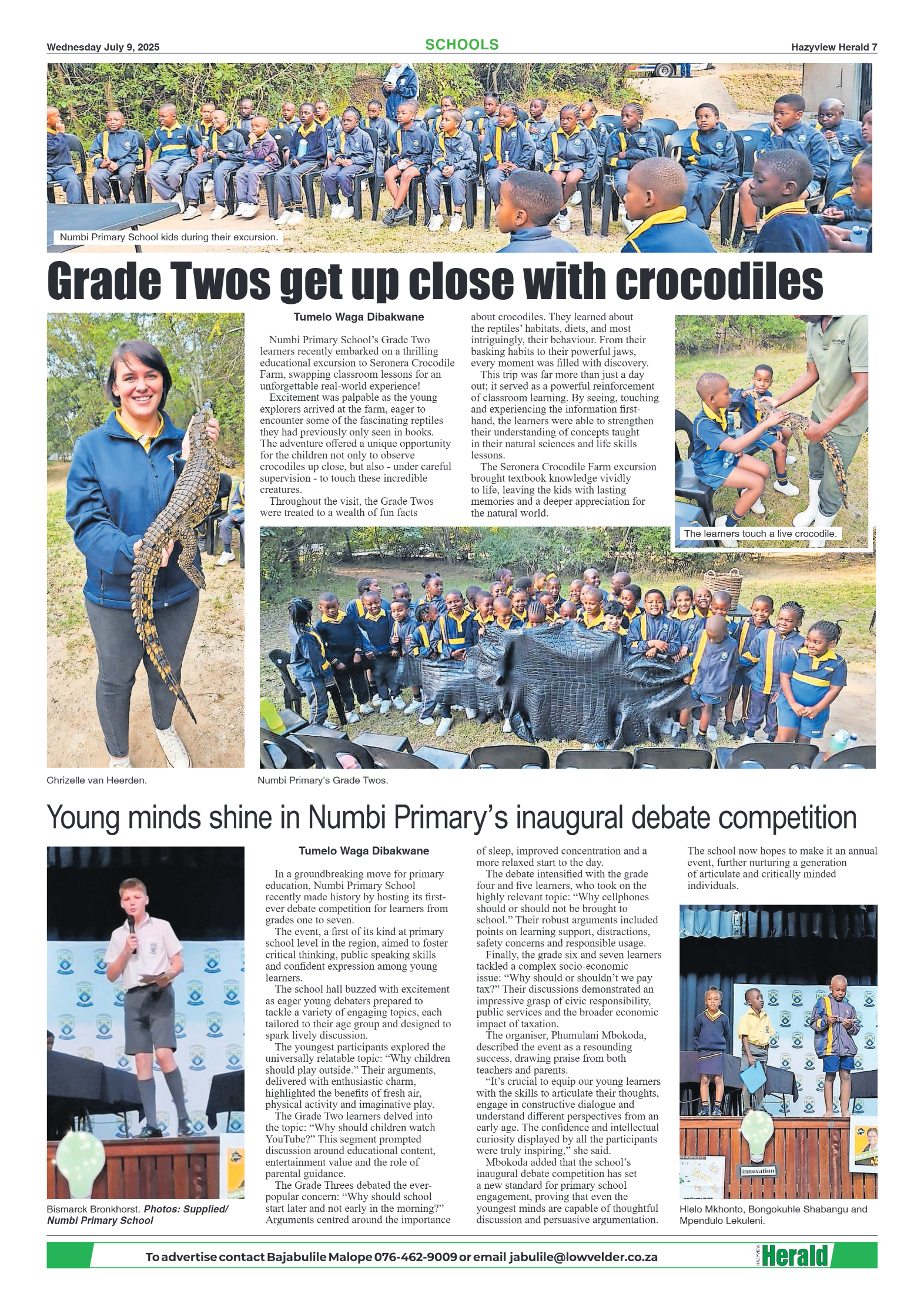 Hazyview Herald 09 July 2025 page 7