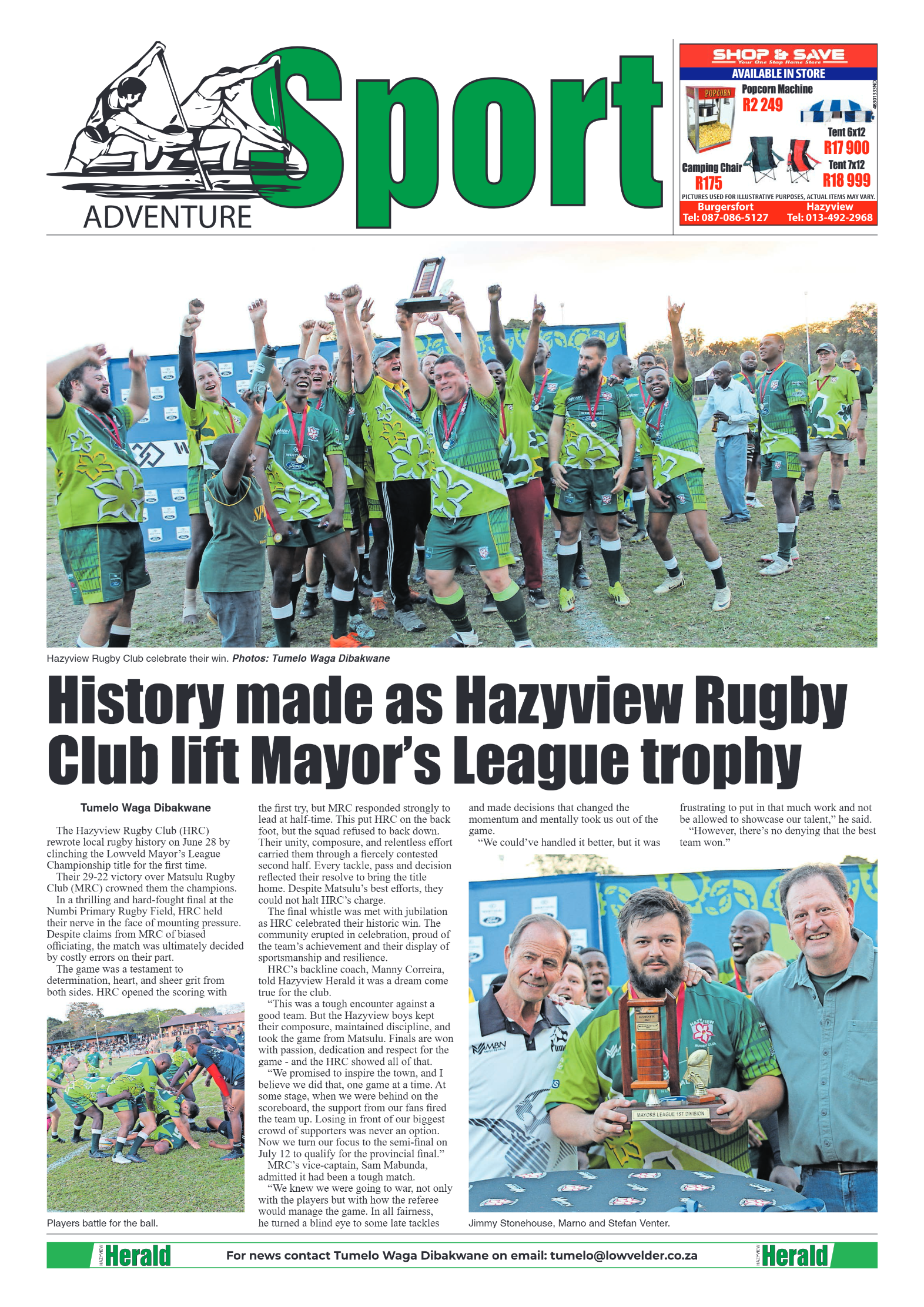 Hazyview Herald 09 July 2025 page 8