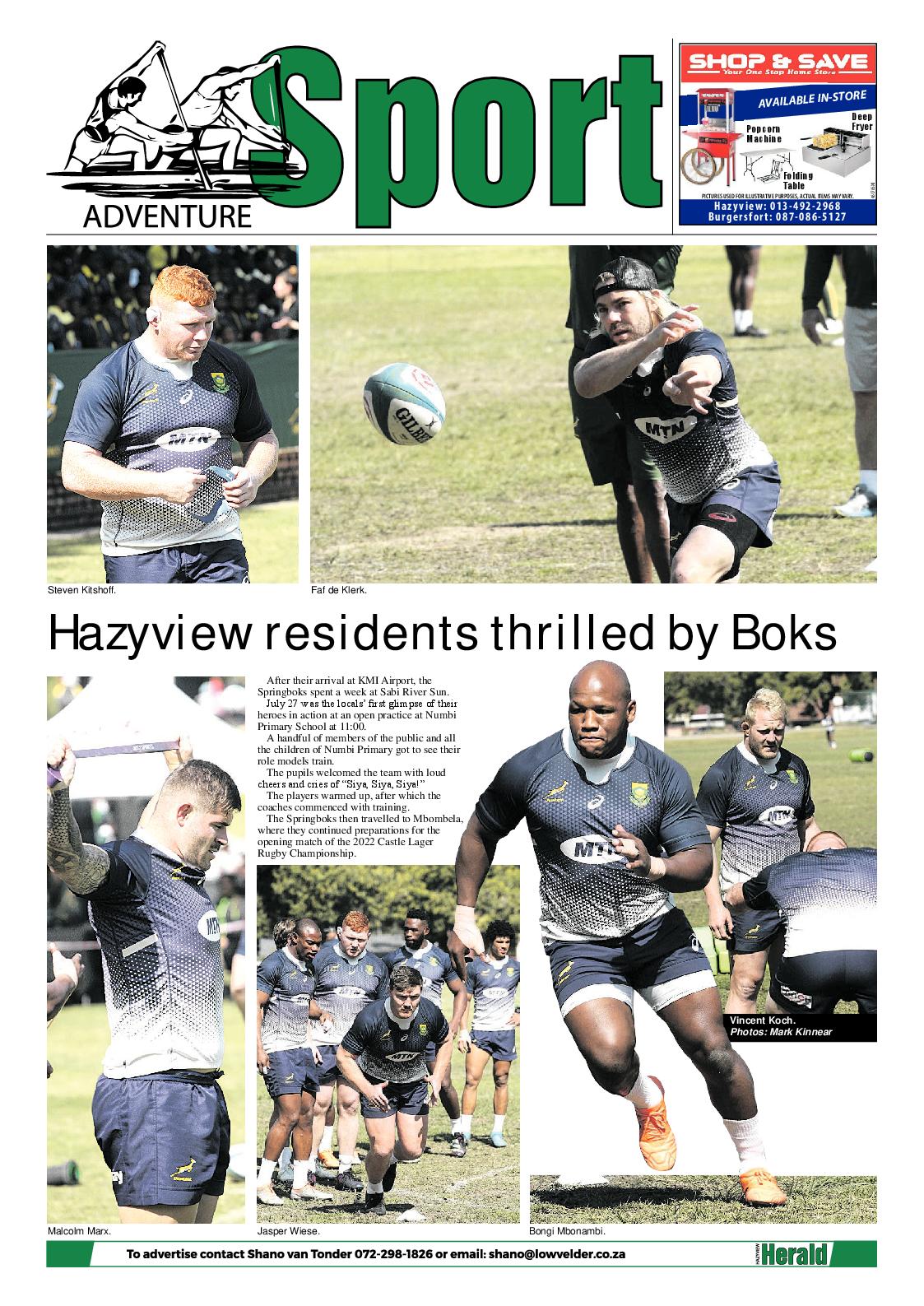 Hazyview Herald 10 August 2022 page 8