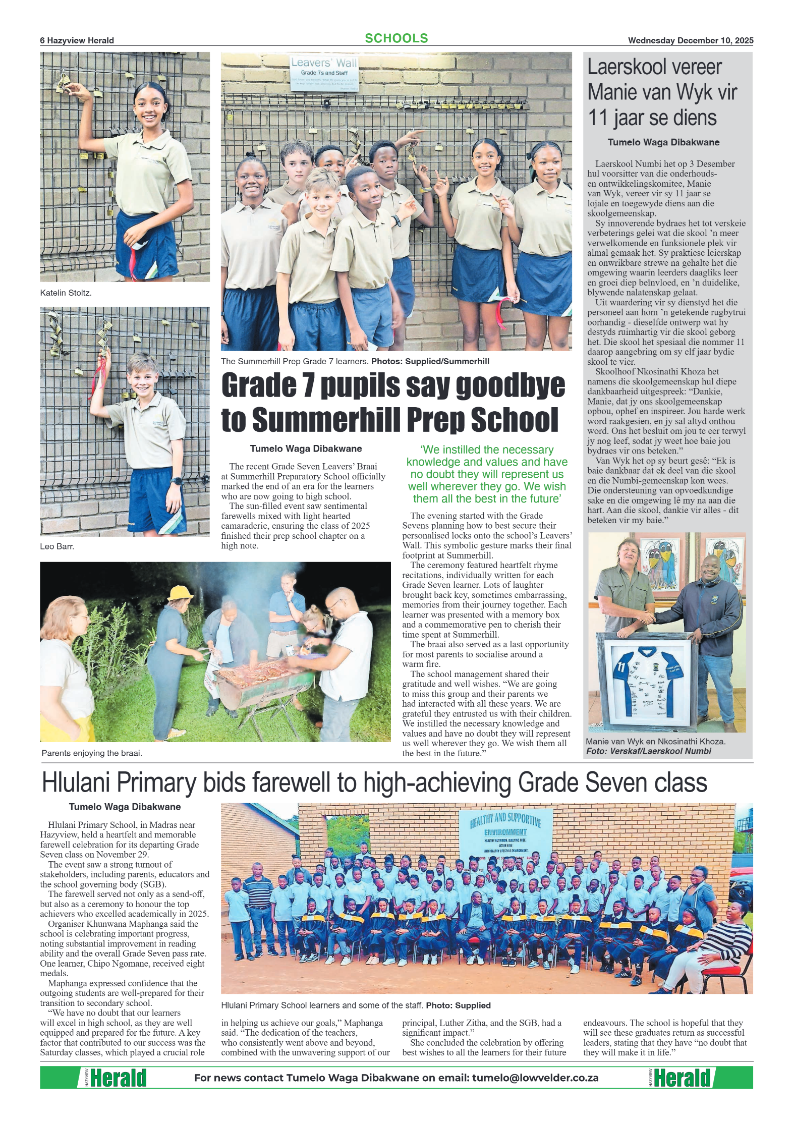 Hazyview Herald 10 December 2025 page 6