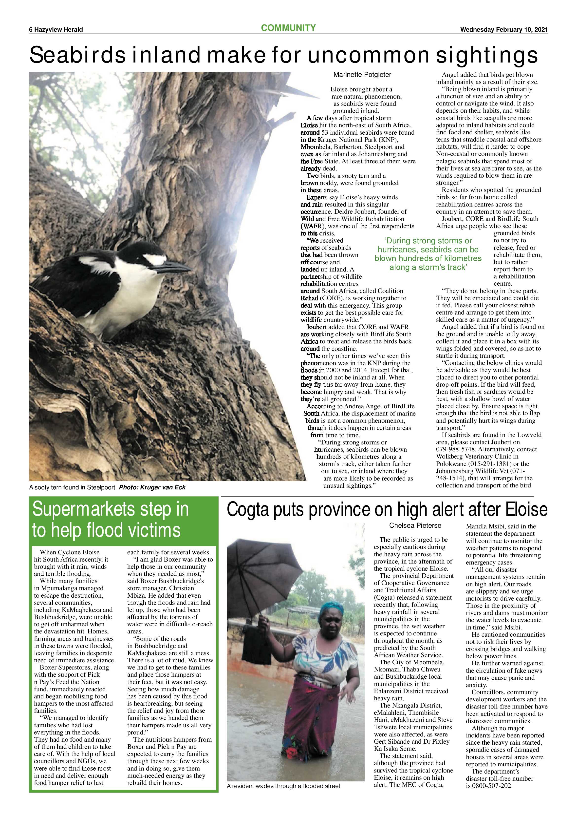 Hazyview Herald 10 February 2021 page 6