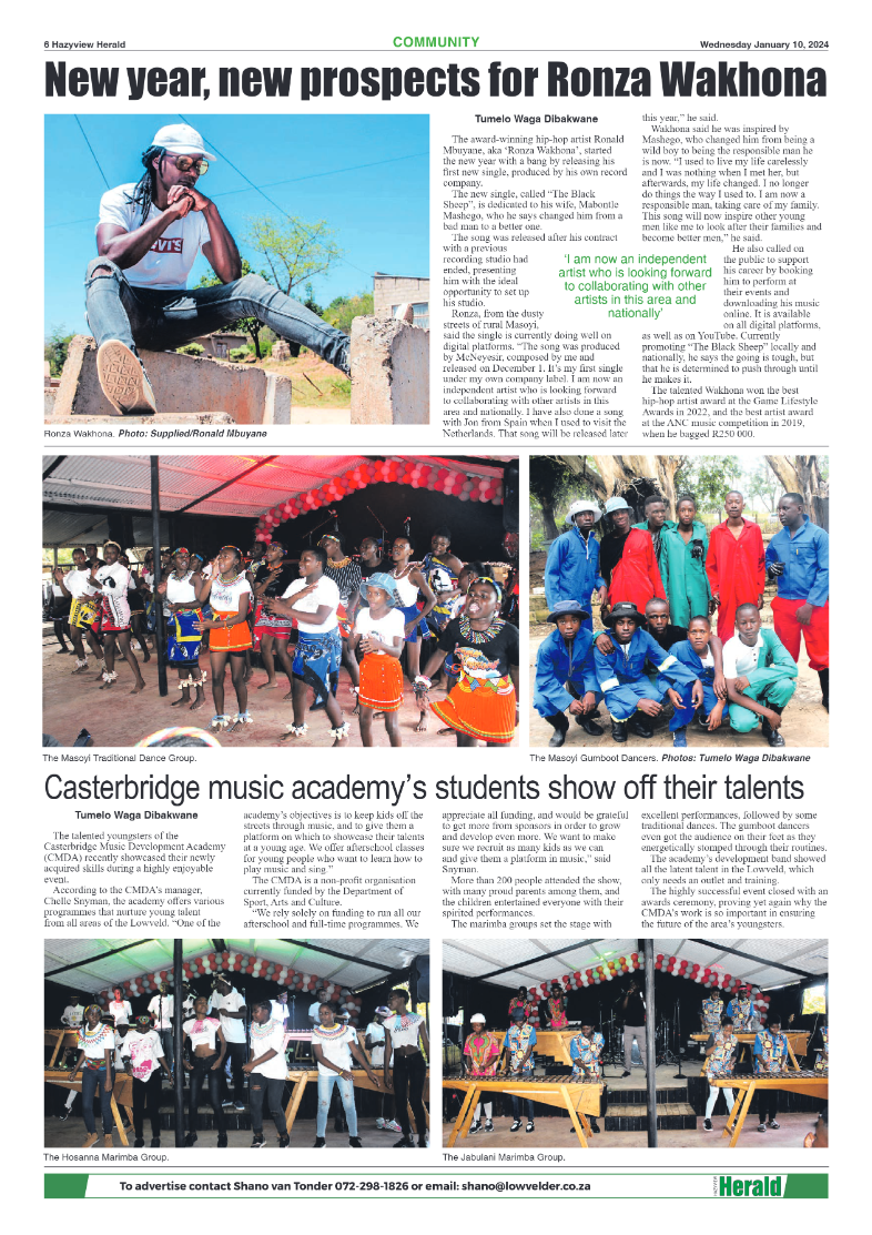 Hazyview Herald 10 January 2024 page 6