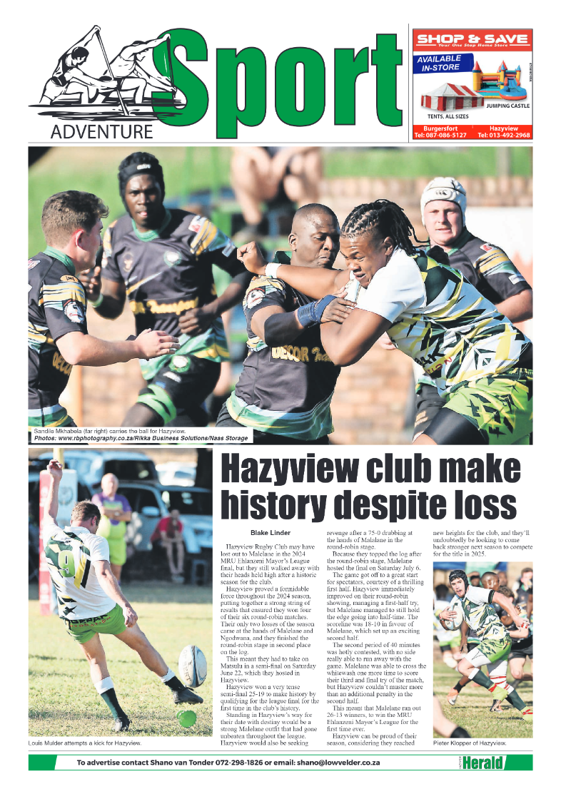 Hazyview Herald 10 July 2024 page 8