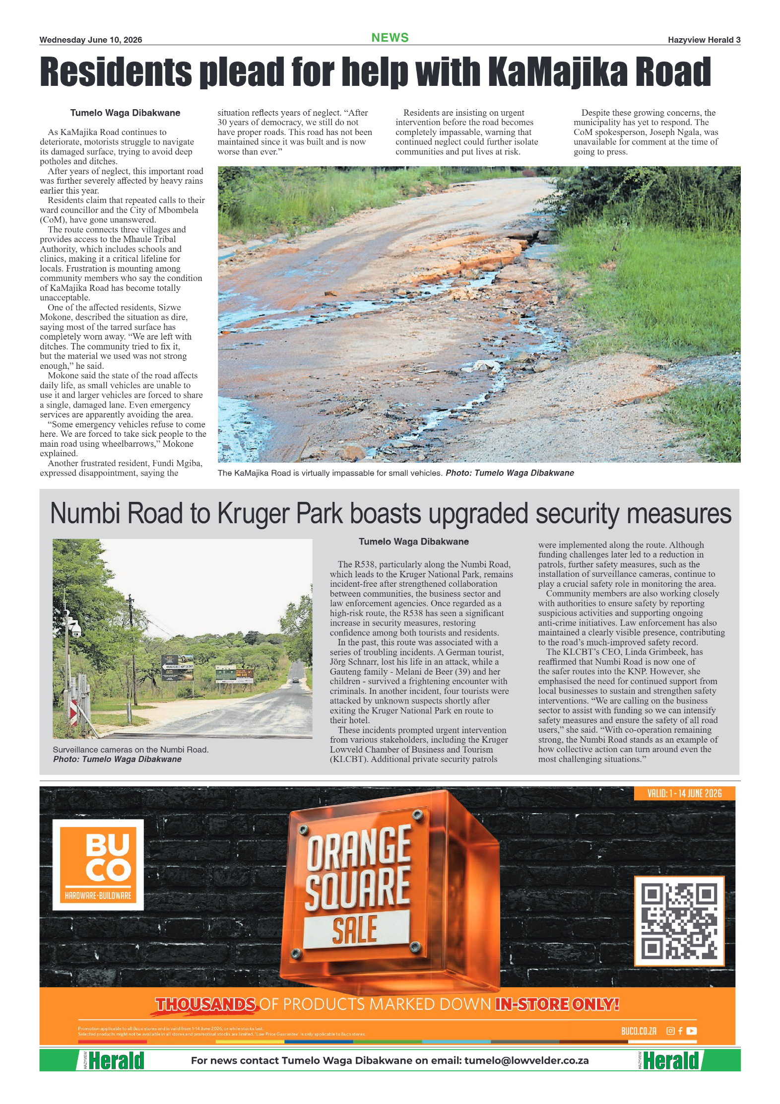 Hazyview Herald 10 June 2026 page 3