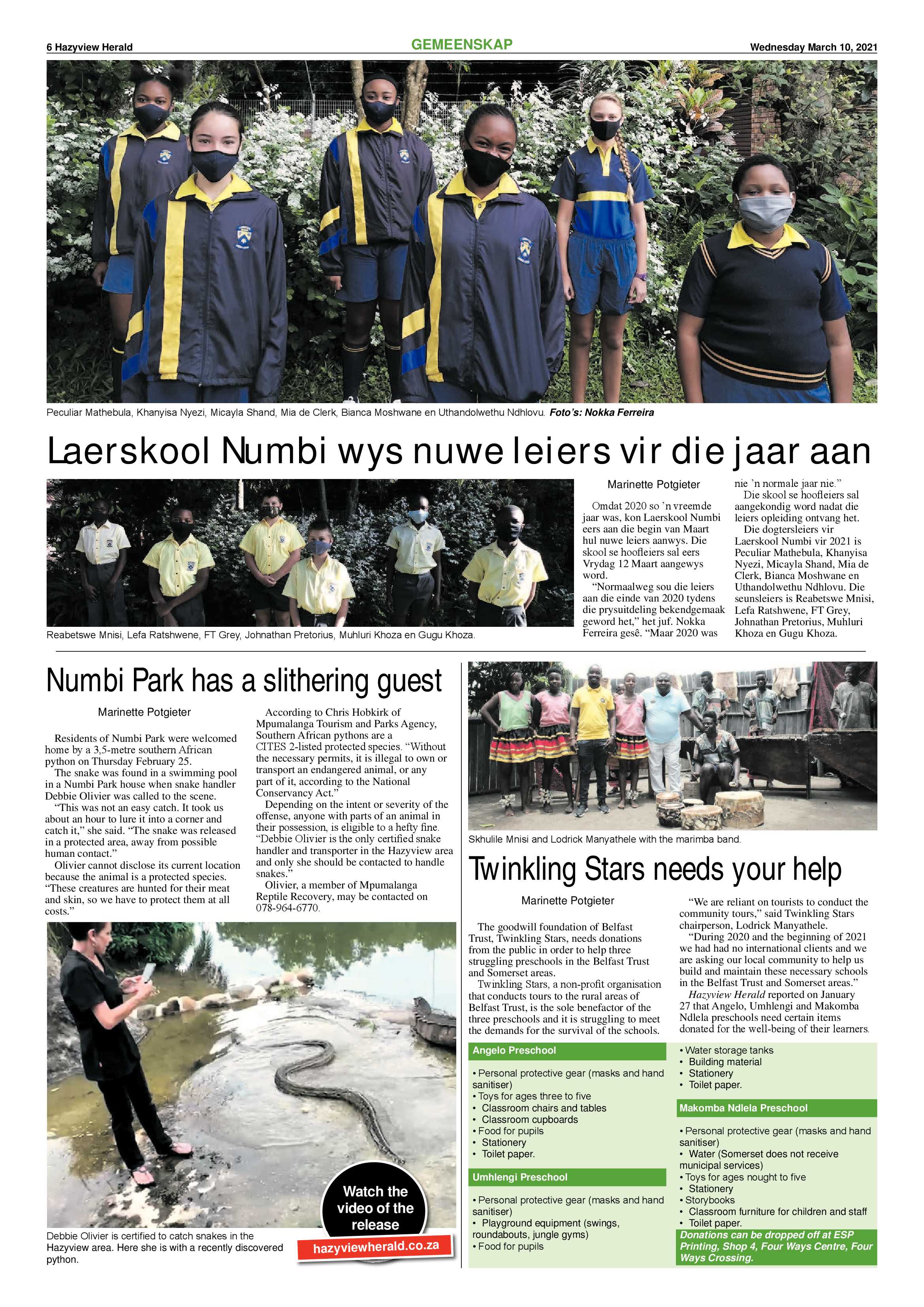 Hazyview Herald 10 March 2021 page 6