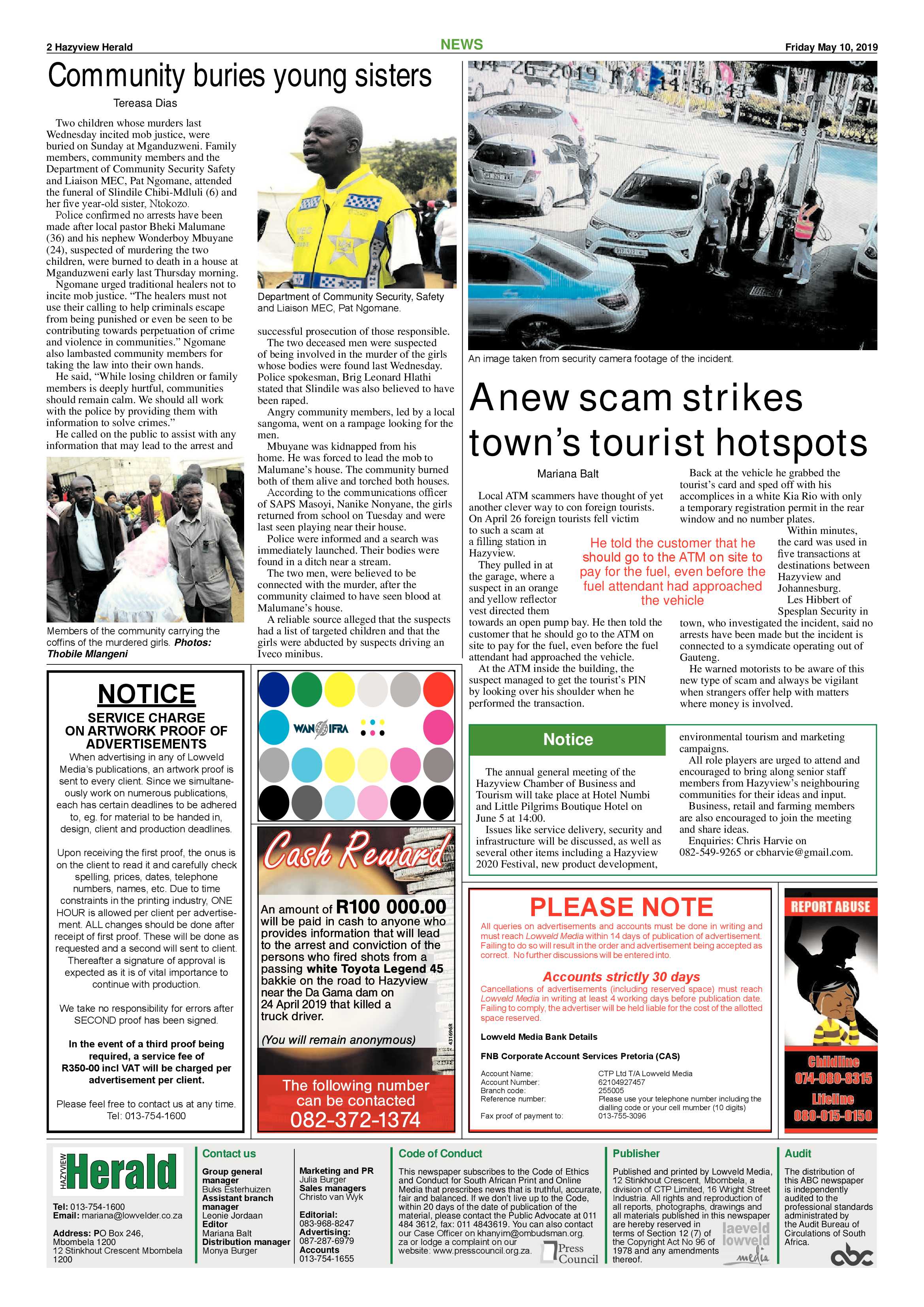 Hazyview Herald 10 May 2019 page 2