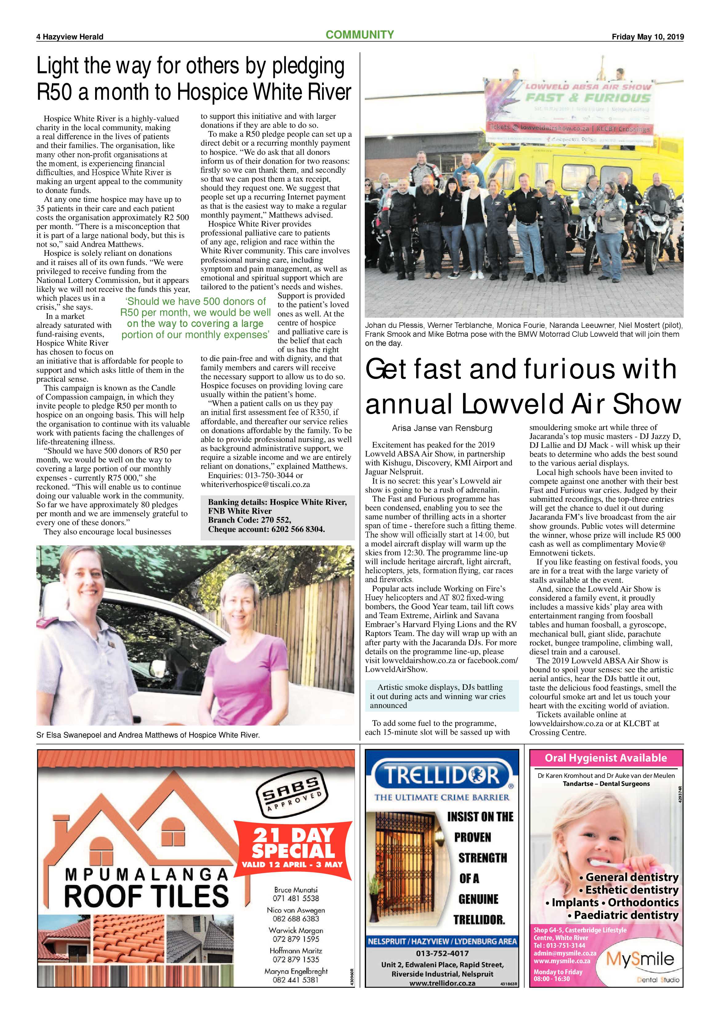 Hazyview Herald 10 May 2019 page 4