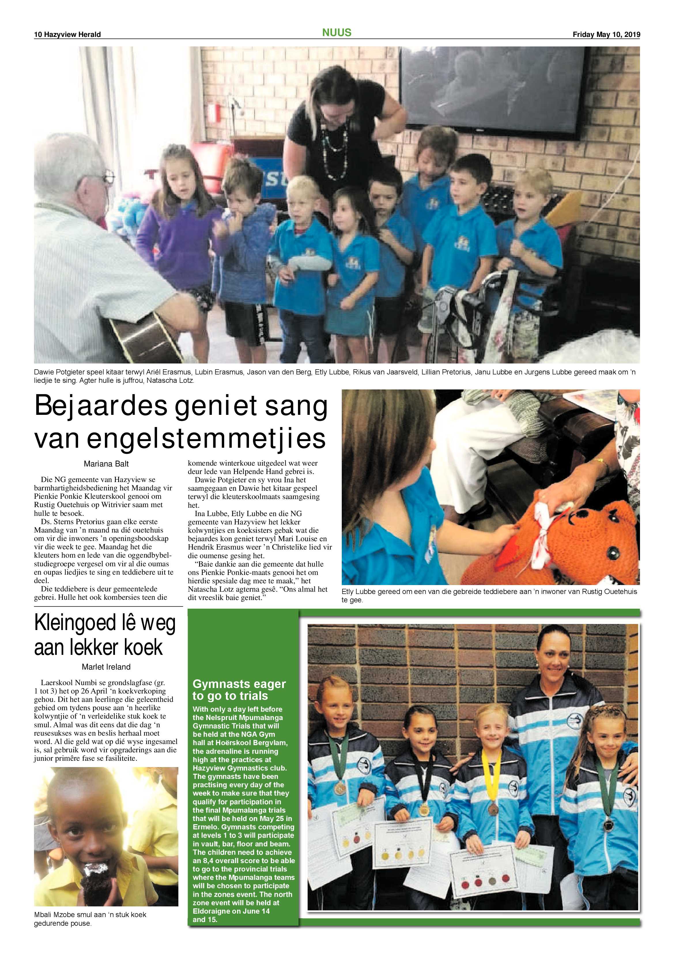 Hazyview Herald 10 May 2019 page 9