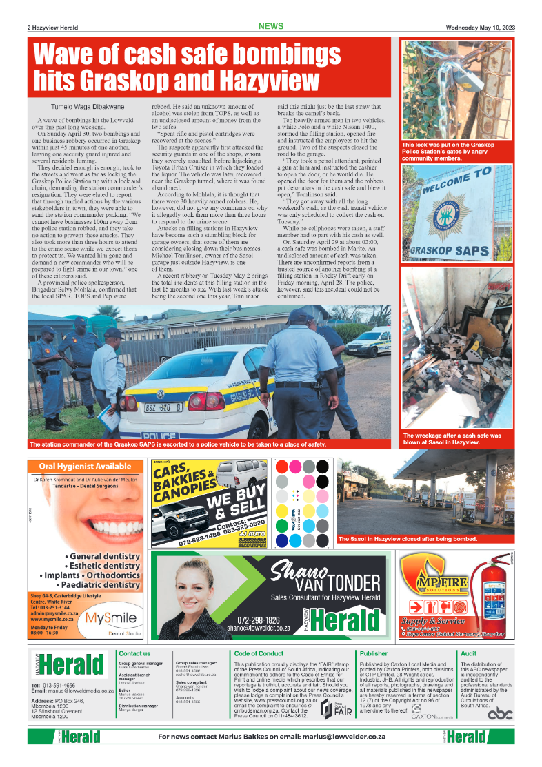 Hazyview Herald 10 May 2023 page 2