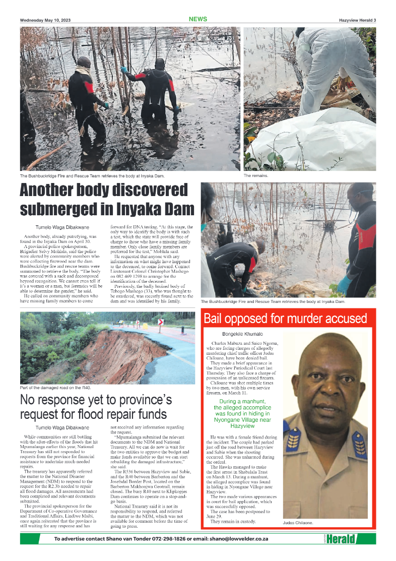 Hazyview Herald 10 May 2023 page 3