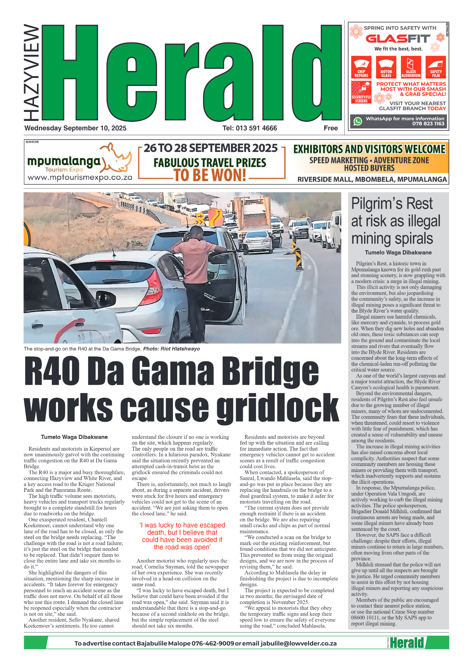 Hazyview Herald 10 September 2025 page 3