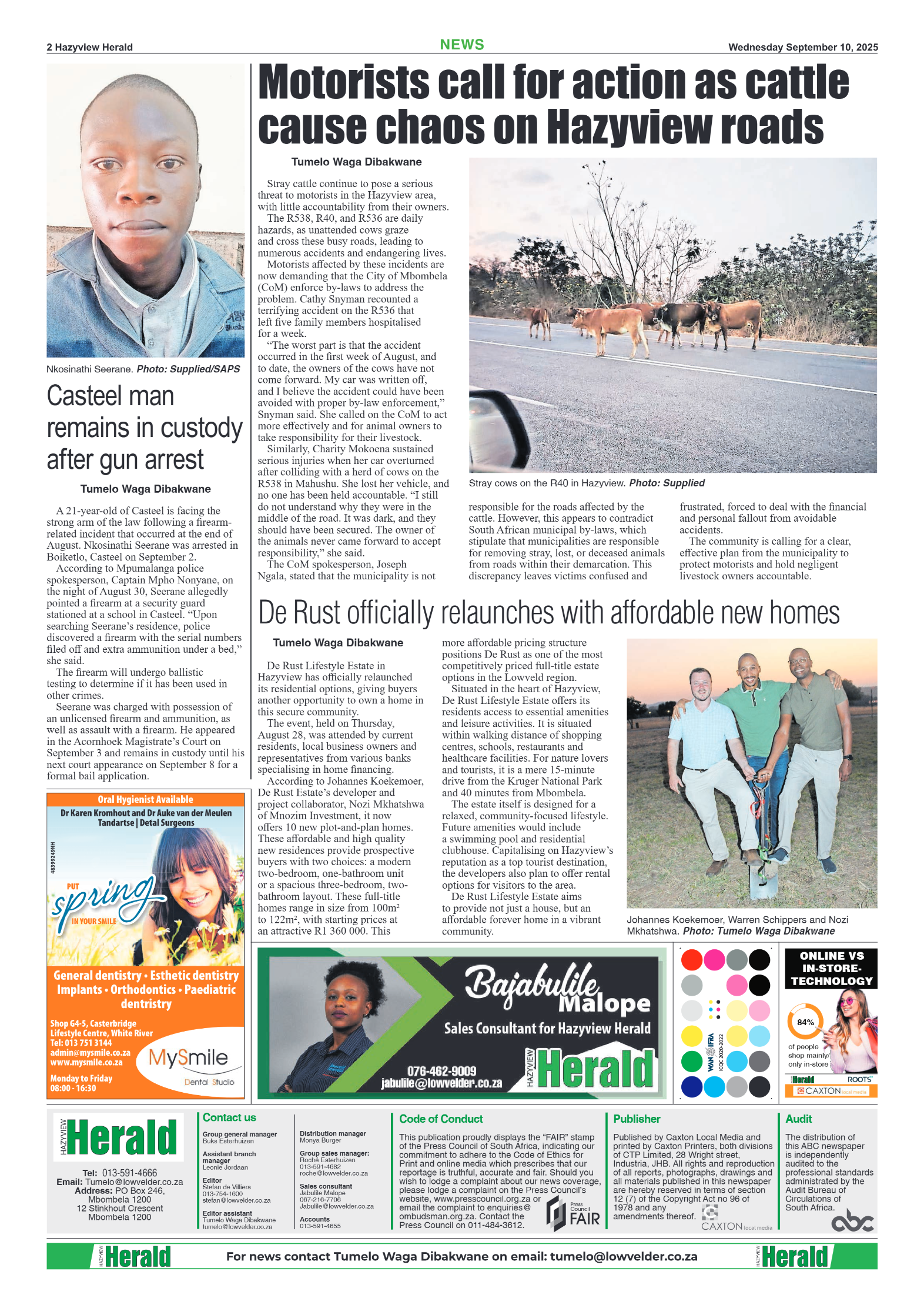 Hazyview Herald 10 September 2025 page 4