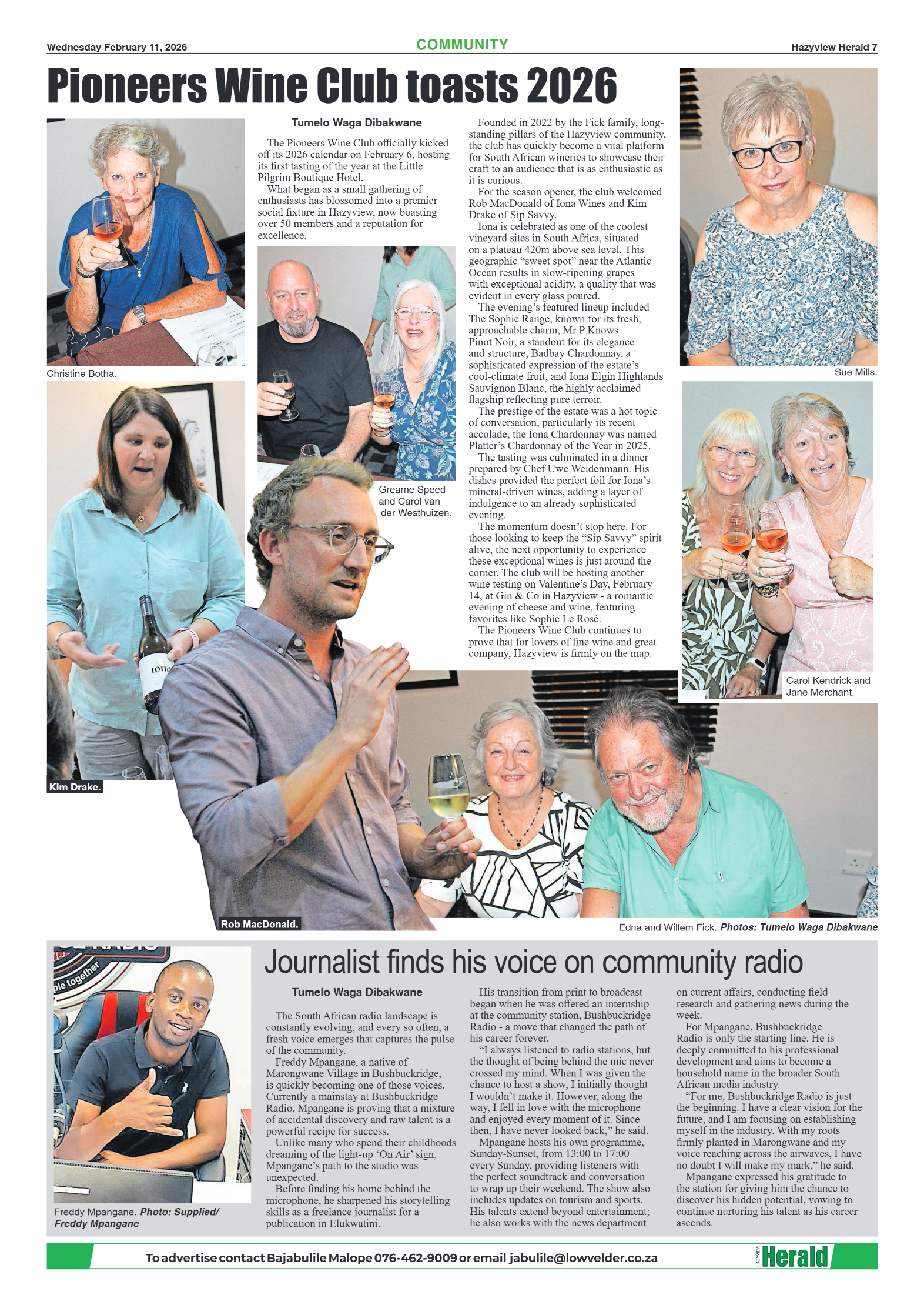 Hazyview Herald 11 February 2026 page 7