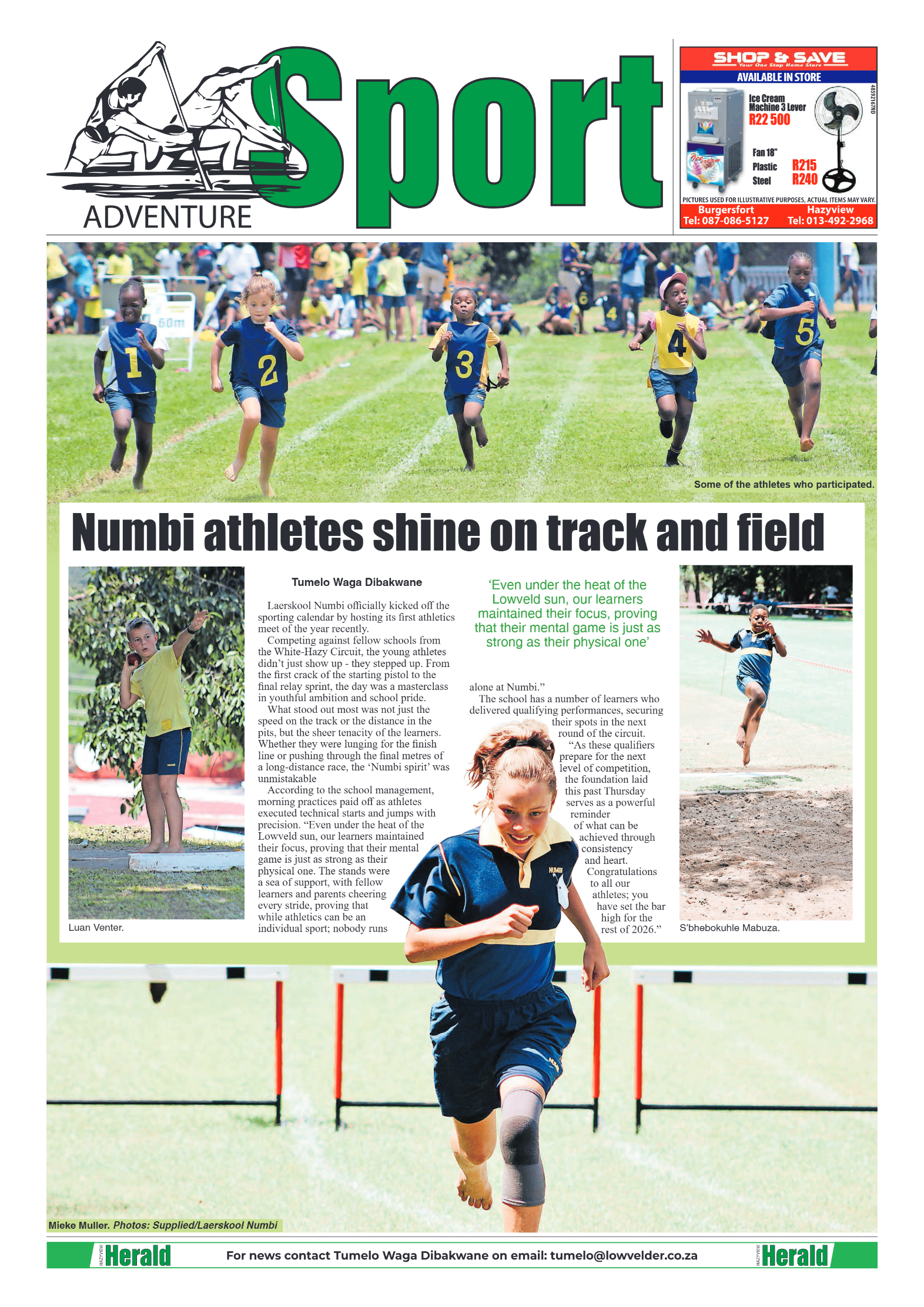 Hazyview Herald 11 February 2026 page 8