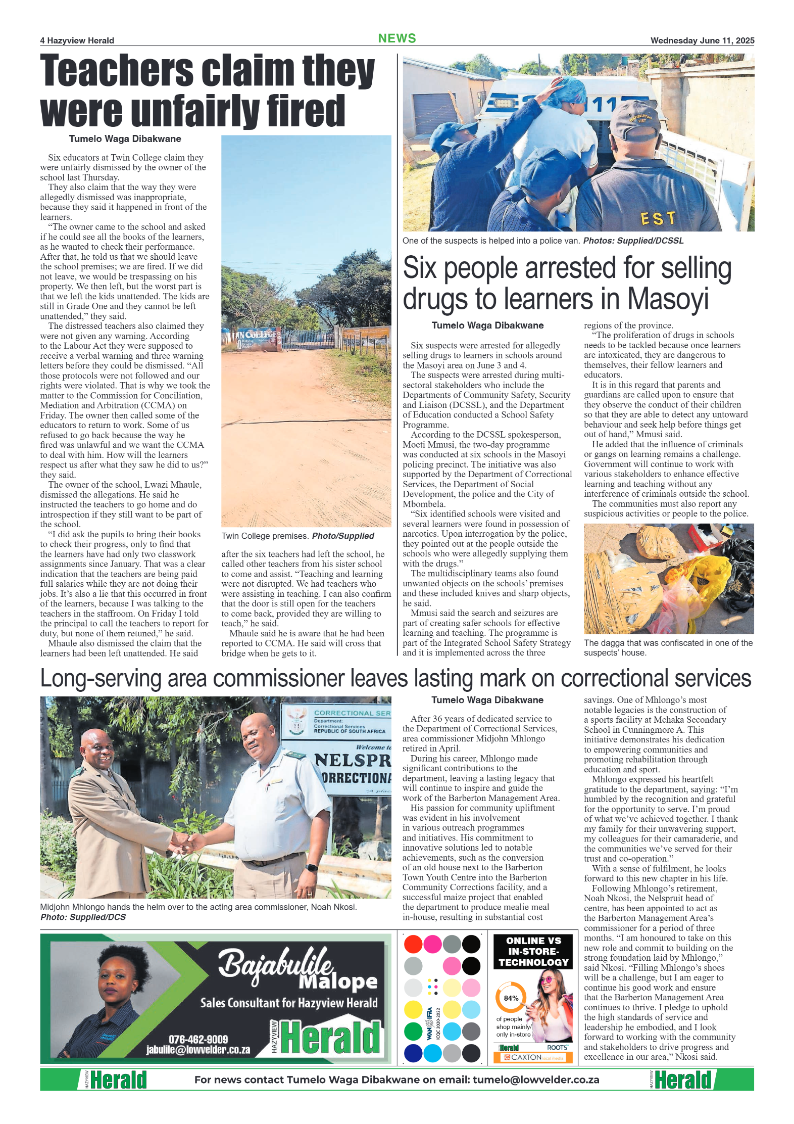 Hazyview Herald 11 June 2025 page 4