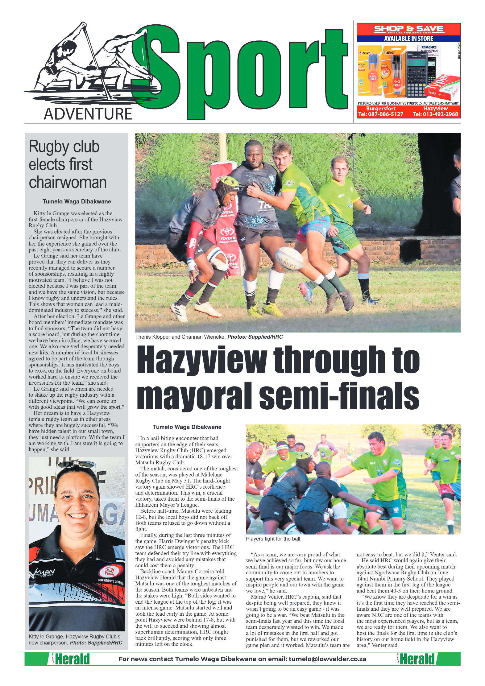 Hazyview Herald 11 June 2025 page 8