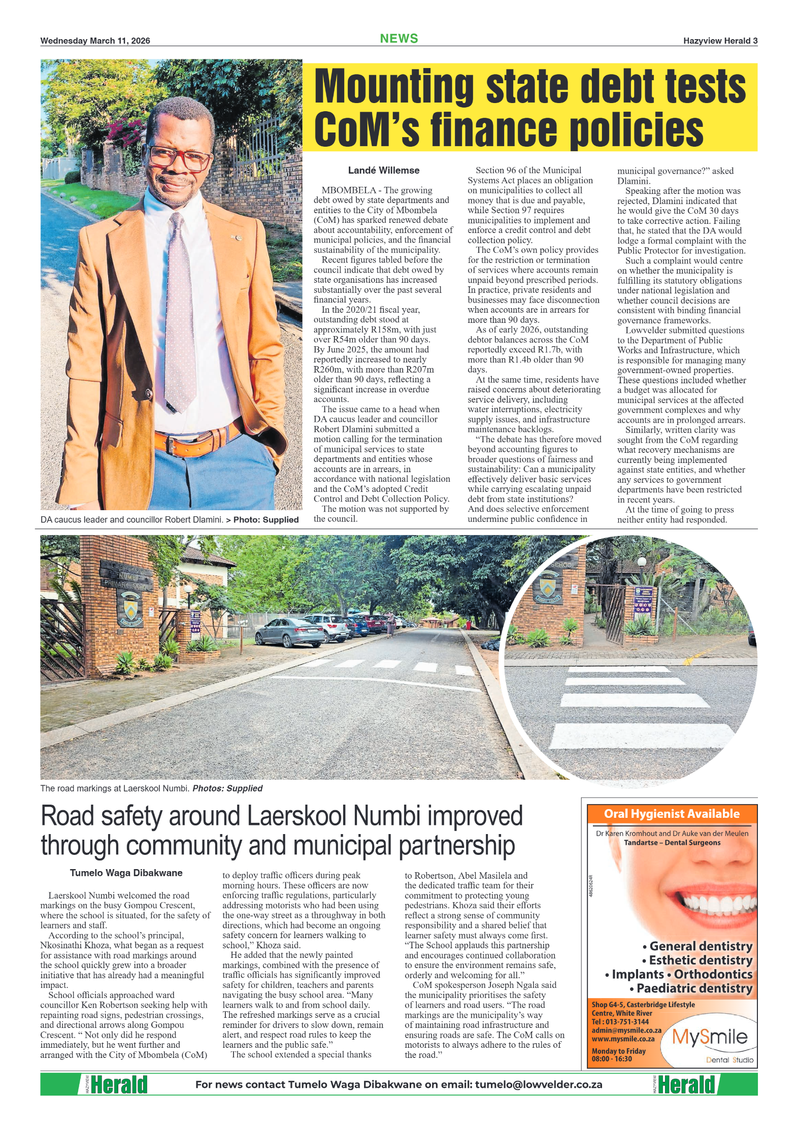 Hazyview Herald 11 March 2026 page 3