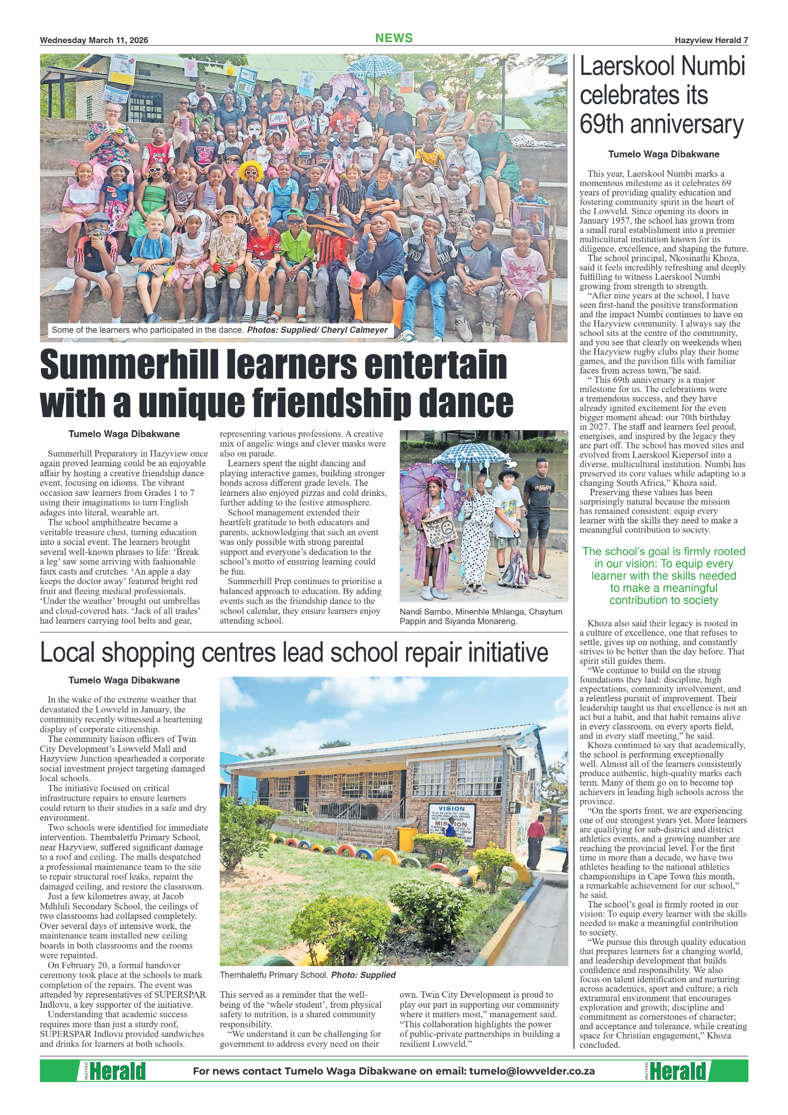 Hazyview Herald 11 March 2026 page 7