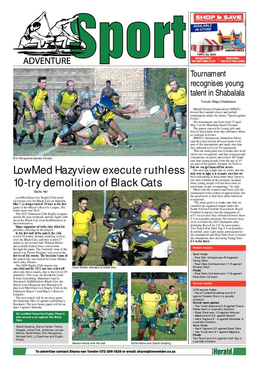 Hazyview Herald 11 May 2022 page 7