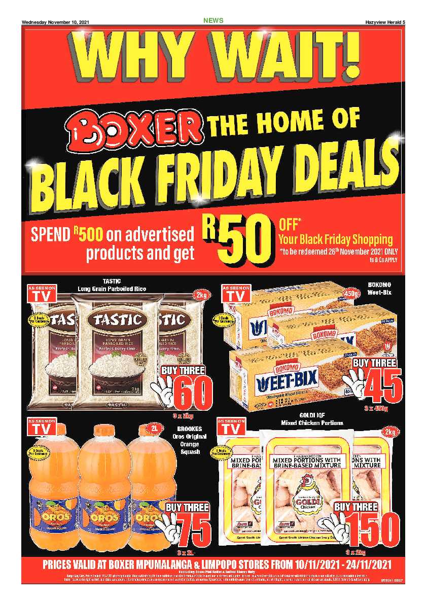 Hazyview Herald 10 November 2021 page 5