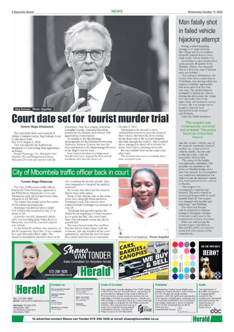 Hazyview Herald 11 October 2023 page 2