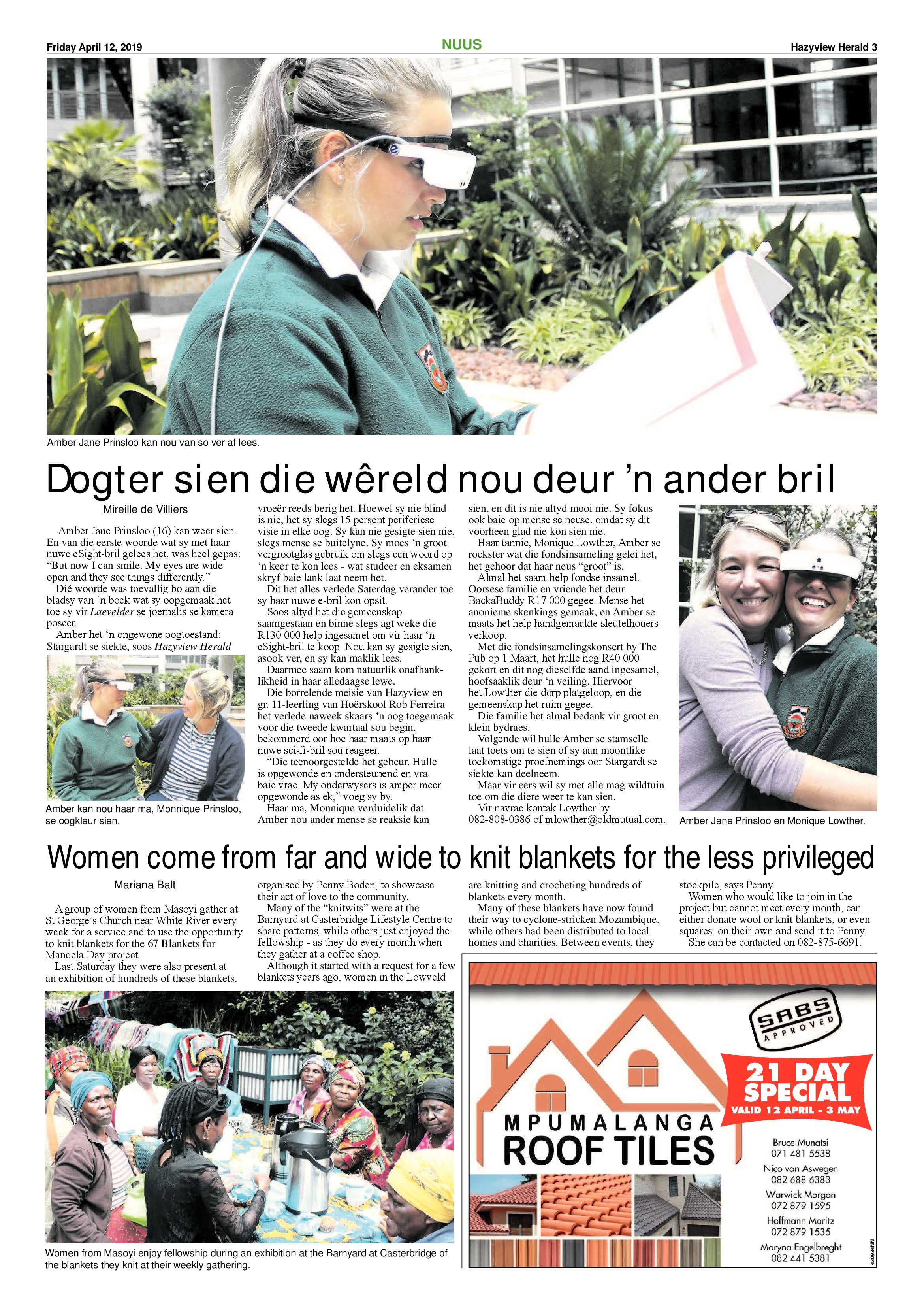 Hazyview Herald 12 April 2019 page 3