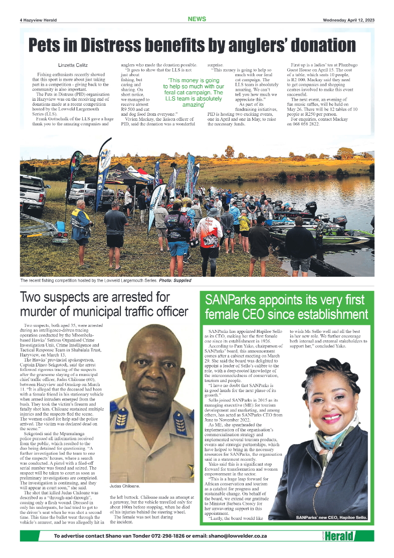 Hazyview Herald 12 April 2023 page 4