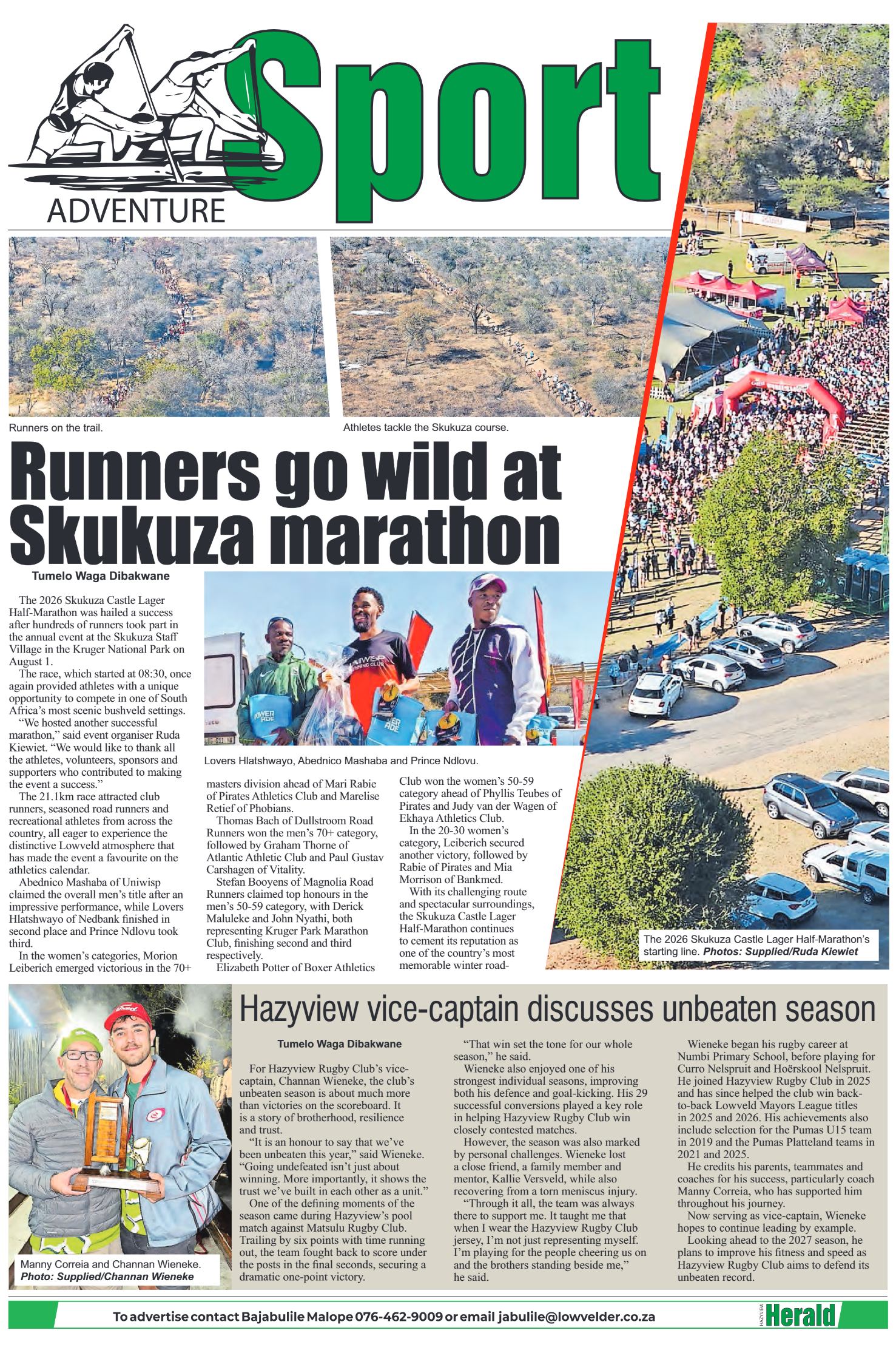 Hazyview Herald 12 August 2026 page 8