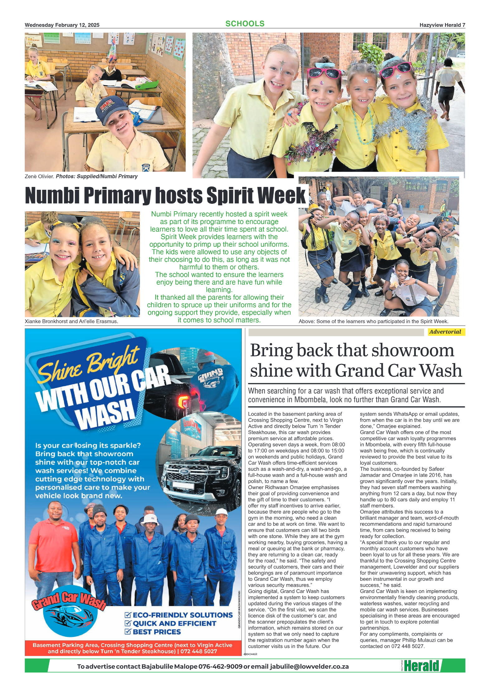 Hazyview Herald 12 February 2025 page 7