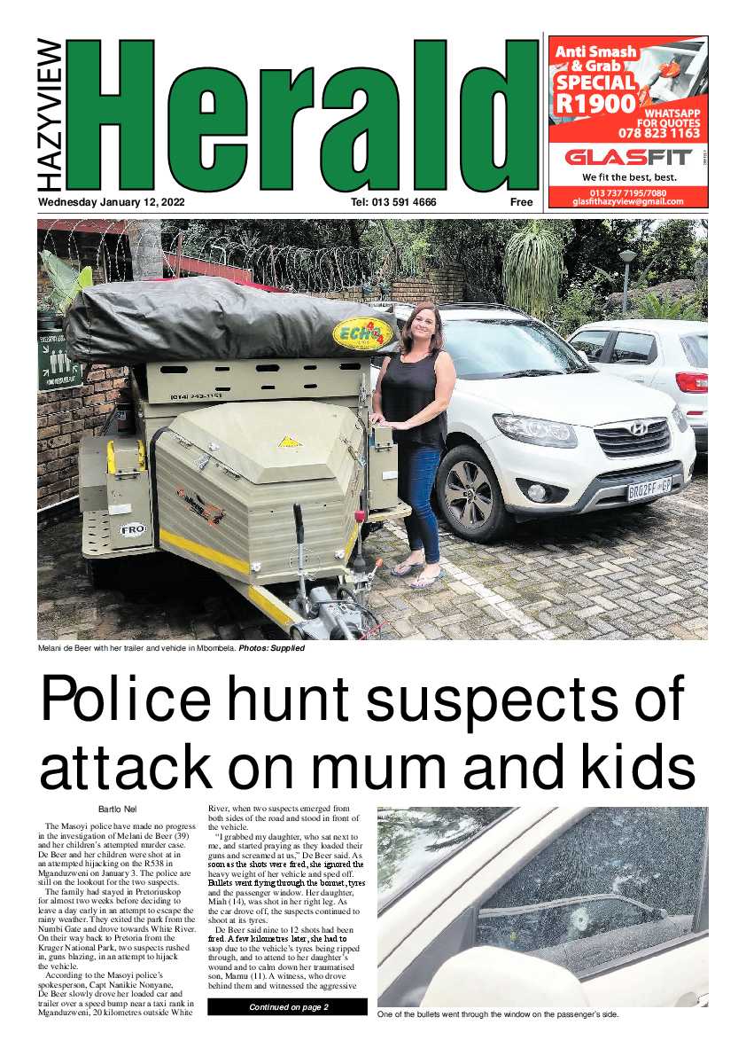 Hazyview Herald 12 January 2022 page 1