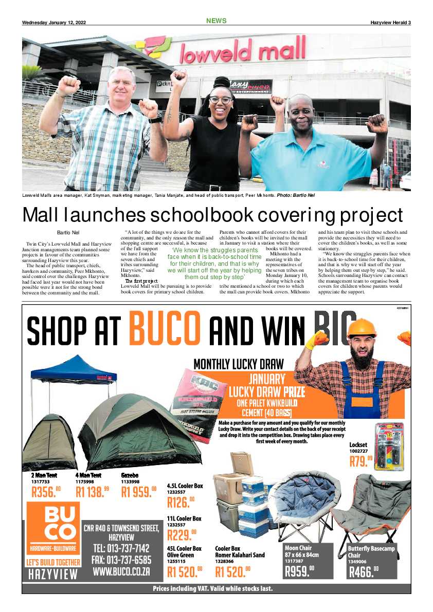 Hazyview Herald 12 January 2022 page 3