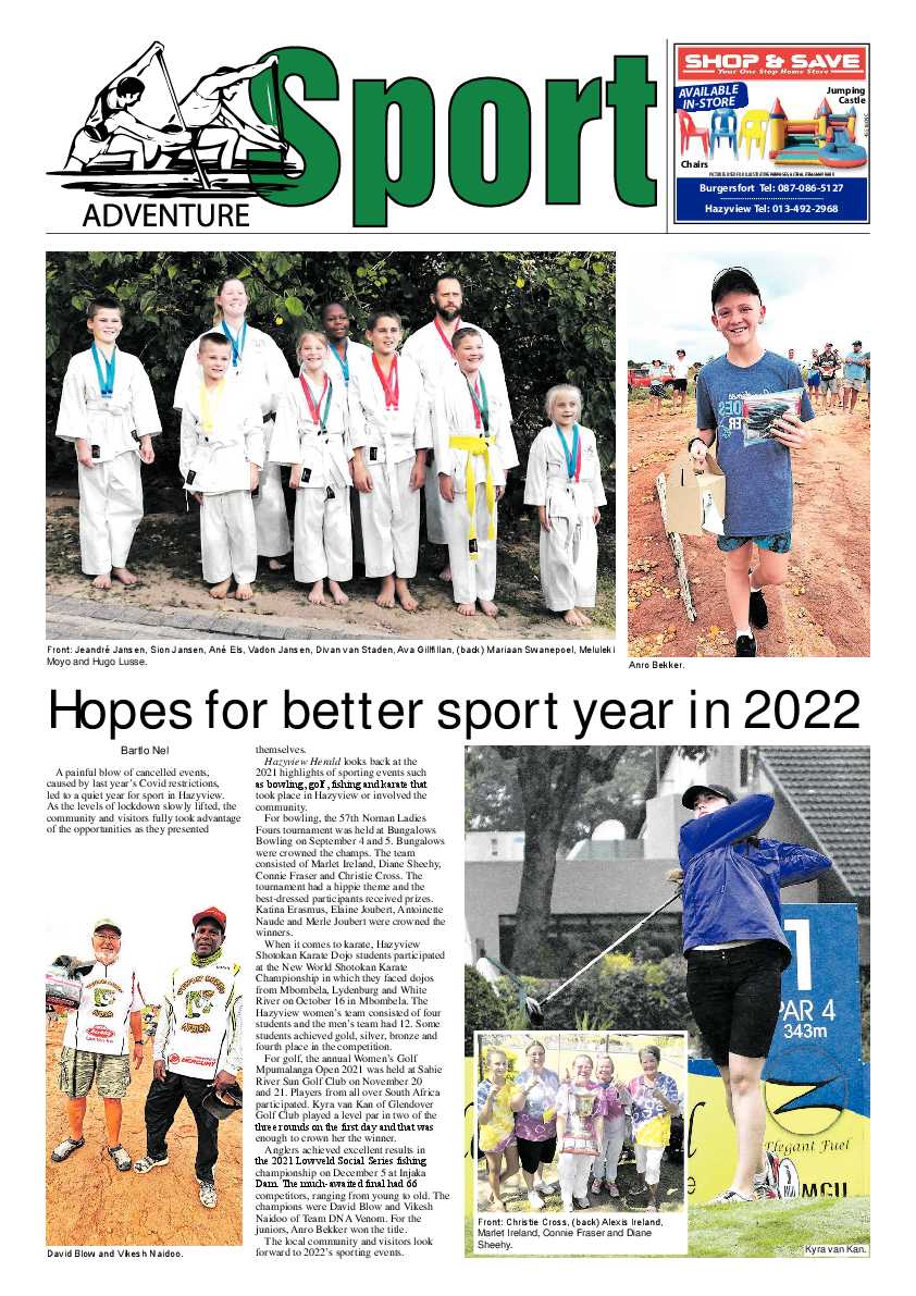 Hazyview Herald 12 January 2022 page 8