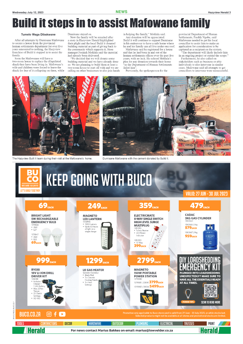 Hazyview Herald 12 July 2023 page 3