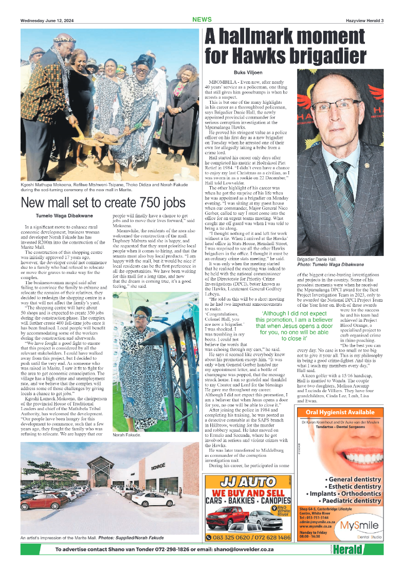 Hazyview Herald 22 June 2024 page 3