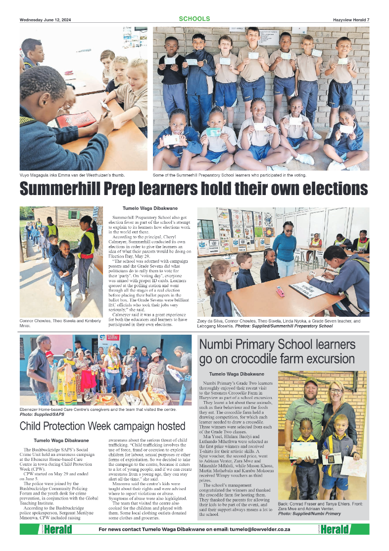 Hazyview Herald 22 June 2024 page 7