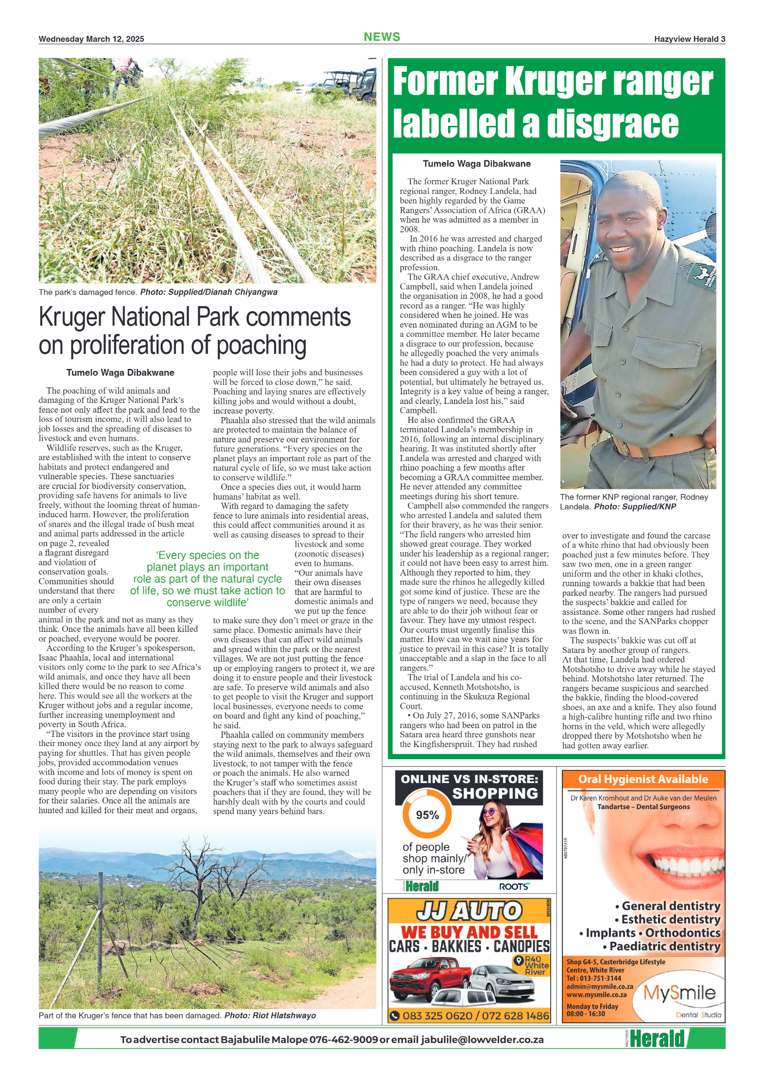 Hazyview Herald 12 March 2025 page 3