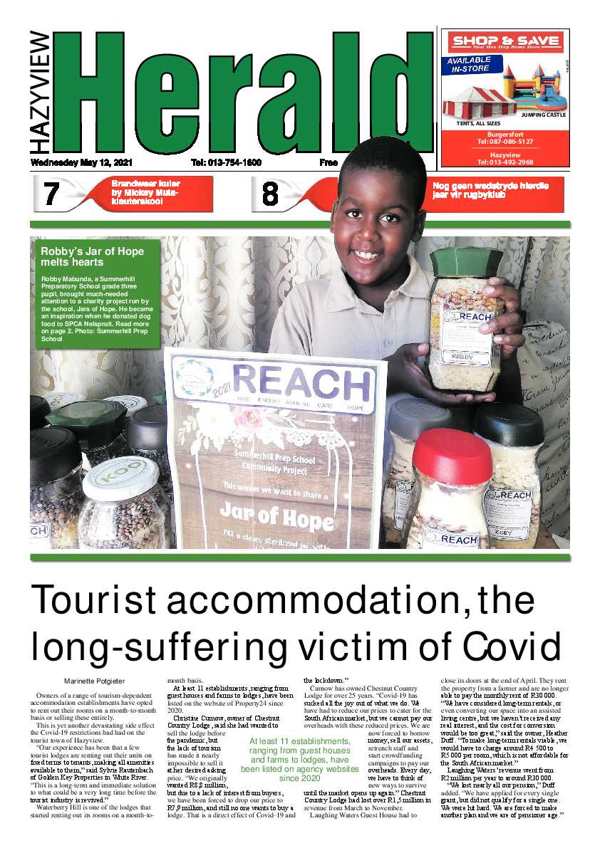 Hazyview Herald 12 May 2021 page 1