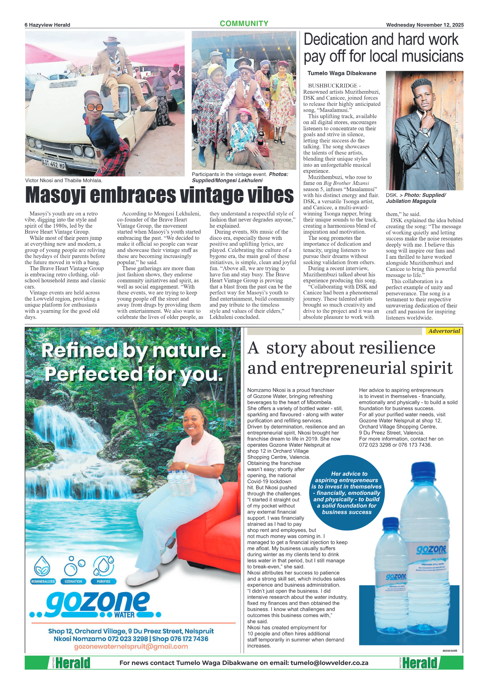 Hazyview Herald 12 November 2025 page 6
