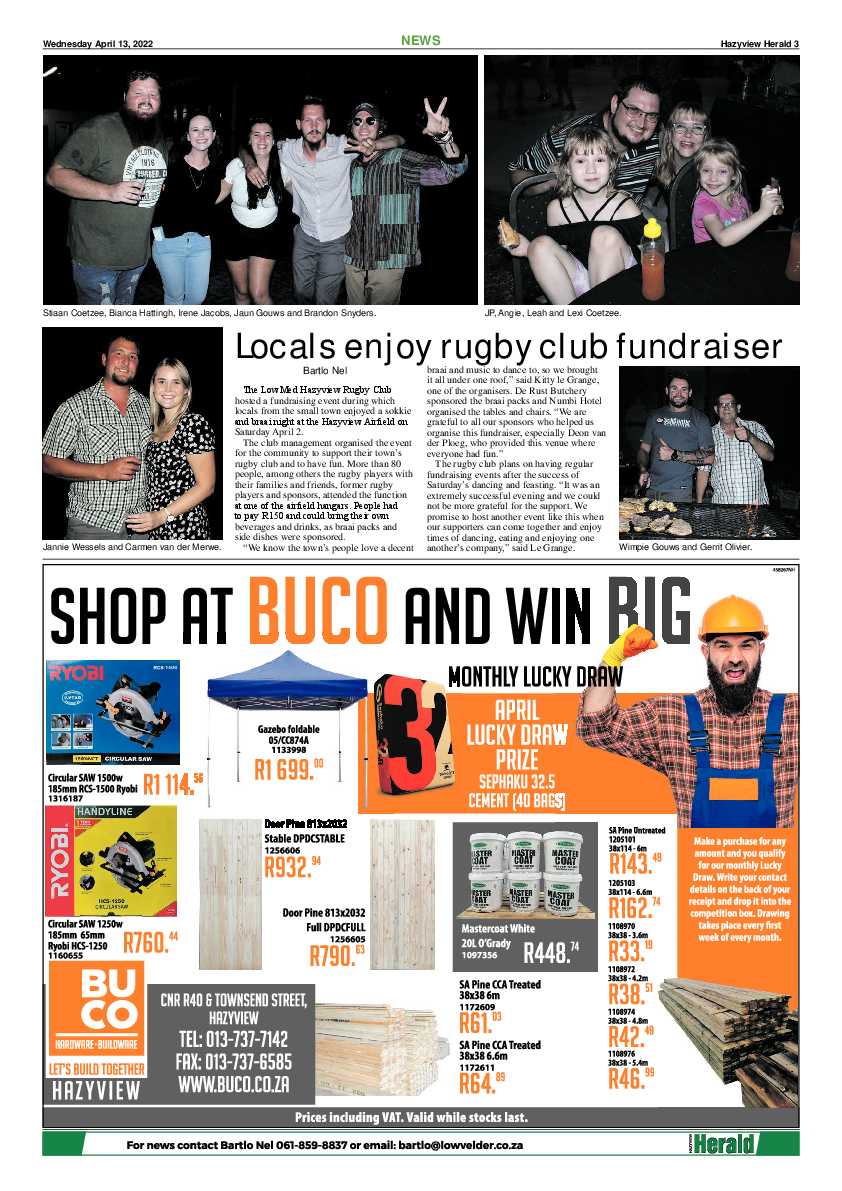 Hazyview Herald 13 April 2022 page 3