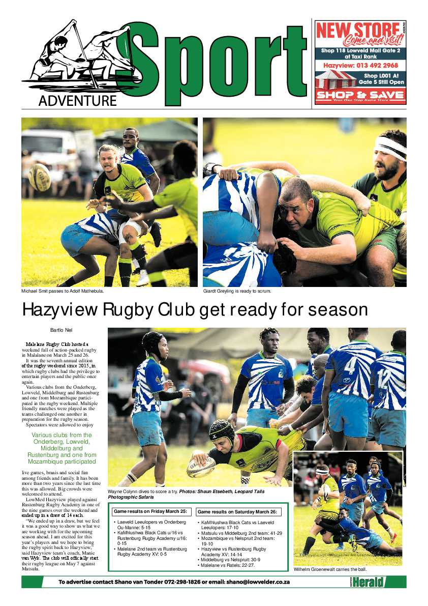 Hazyview Herald 13 April 2022 page 8