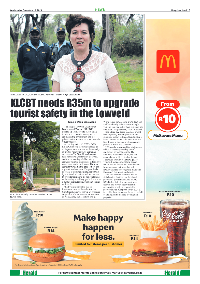 Hazyview Herald 13 December 2023 page 7