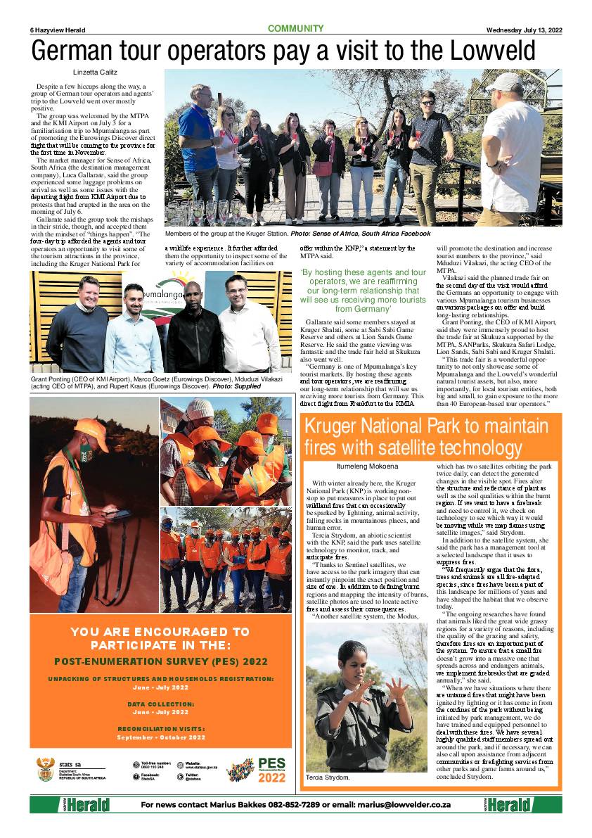 Hazyview Herald 13 July 2022 page 6