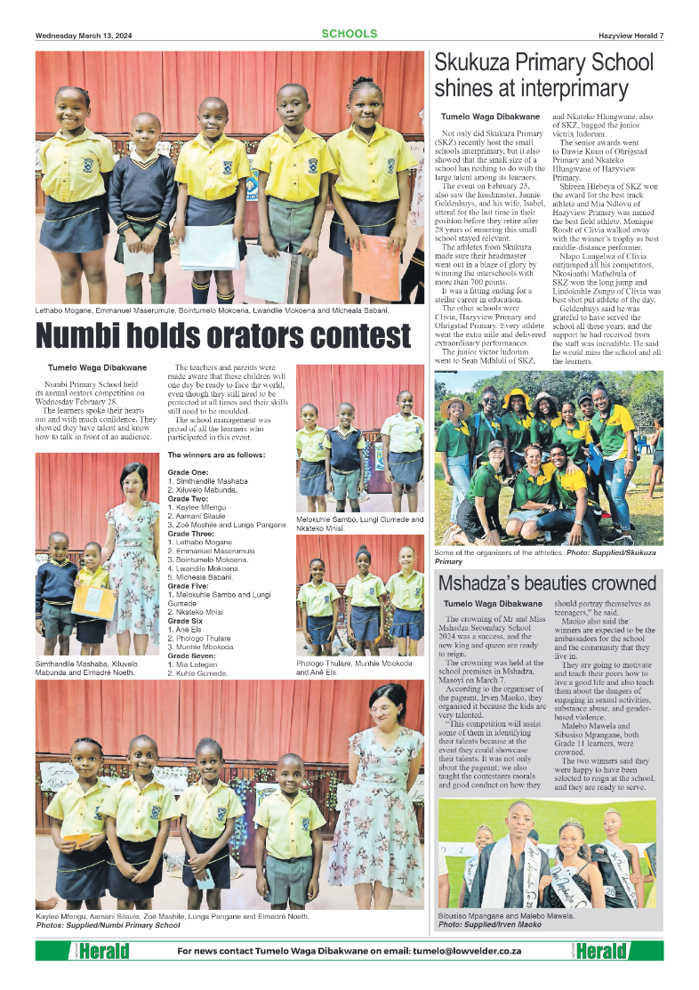 Hazyview Herald 13 March 2024 page 7